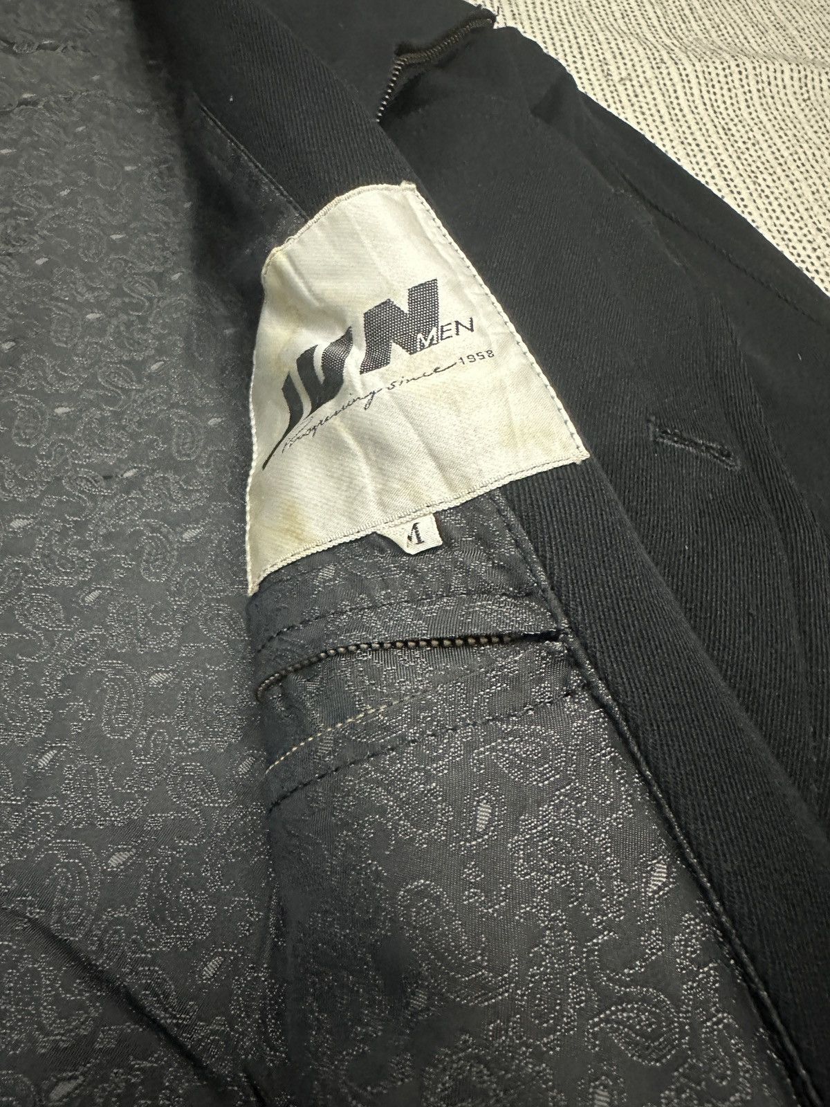 Japanese Brand × Jun Takahashi × Vintage Vintage Jun Men Takahashi Wool Work Jacket Size US L / EU 52-54 / 3 - 9 Thumbnail