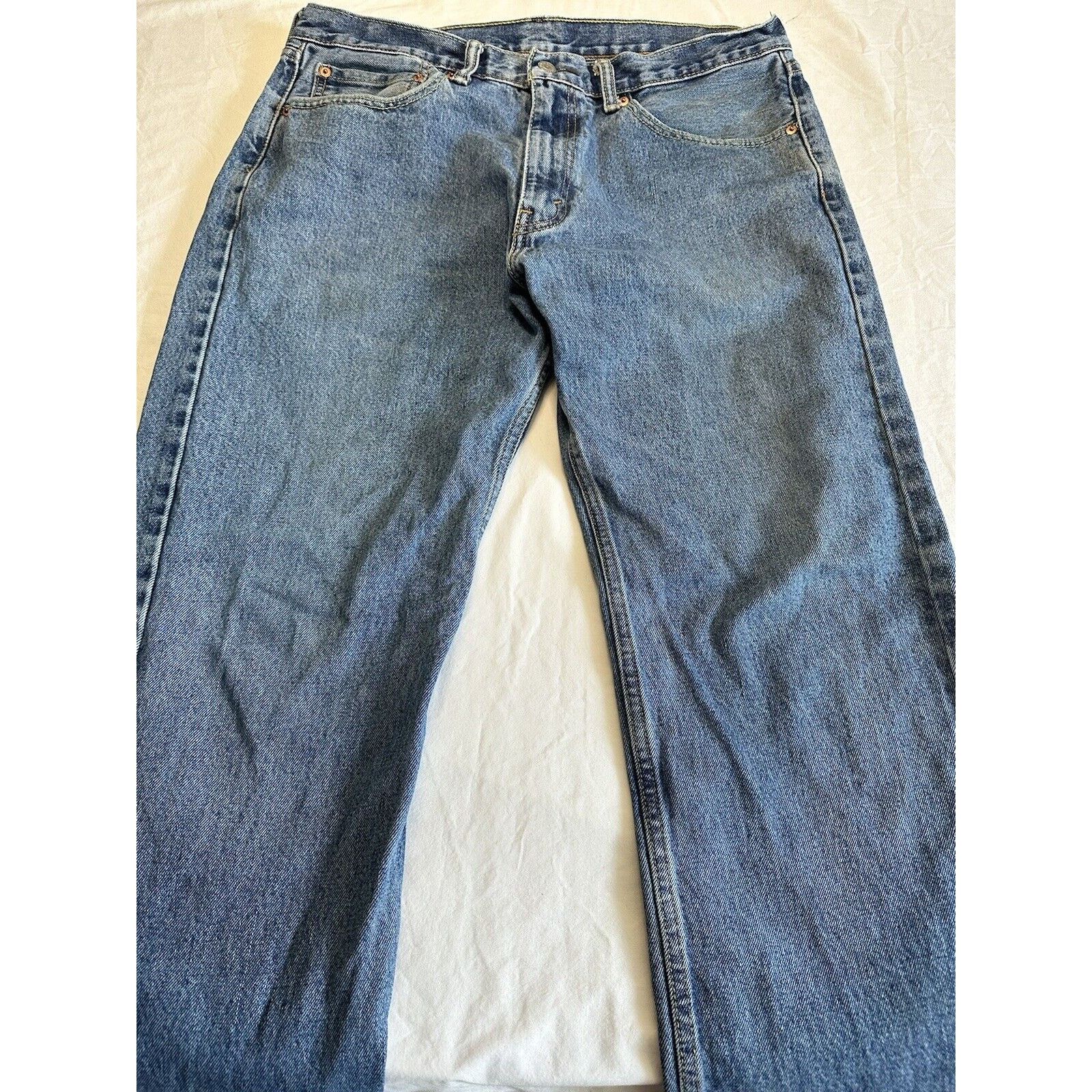 Levi's Levis 505 Blue Jeans 36x30 Straight Leg retro Normcore Size US 36 / EU 52 - 4 Thumbnail