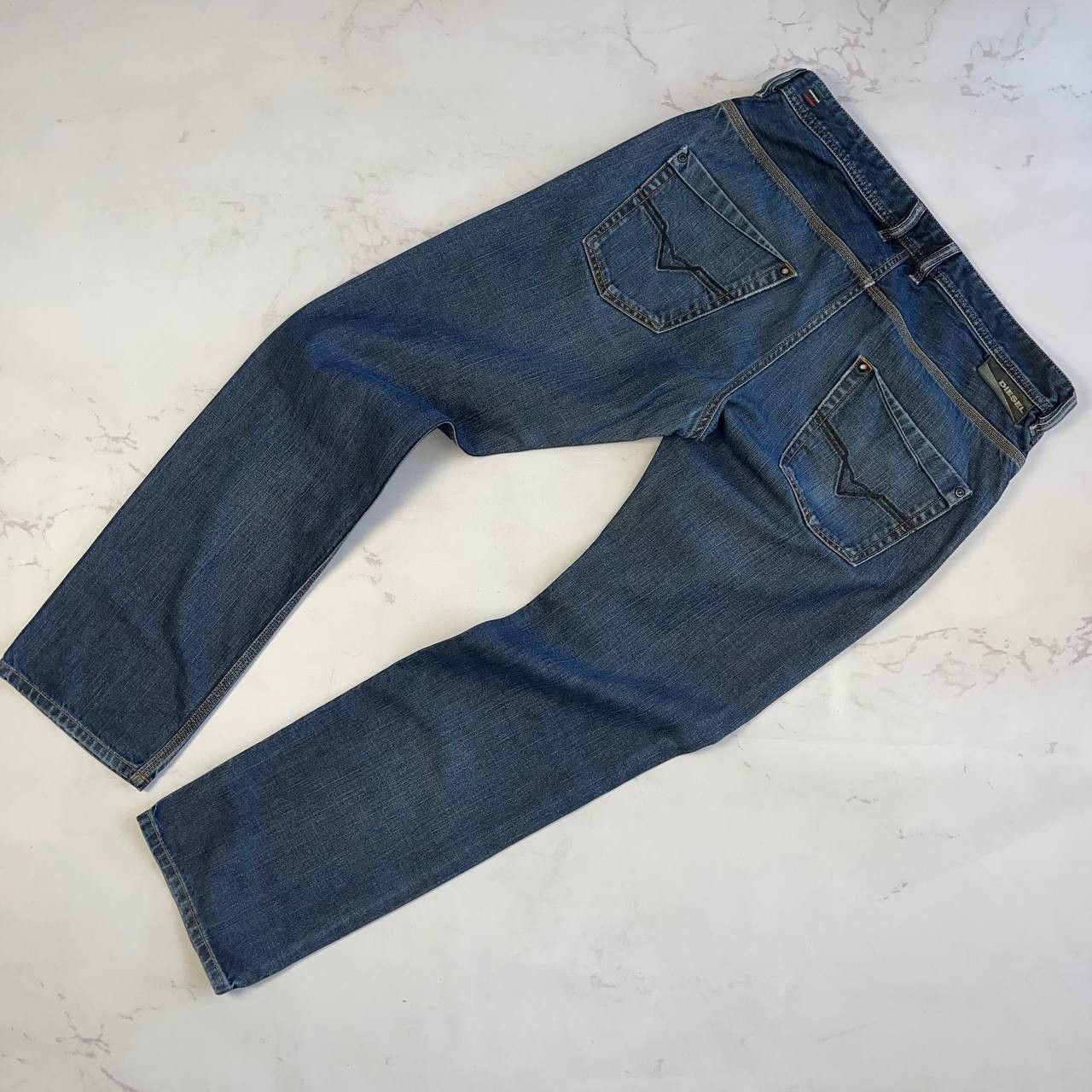 Diesel Diesel Vintage Jeans Mens w32 Blue Denim Pants Straight Y2K Size US 34 / EU 50 - 10 Thumbnail