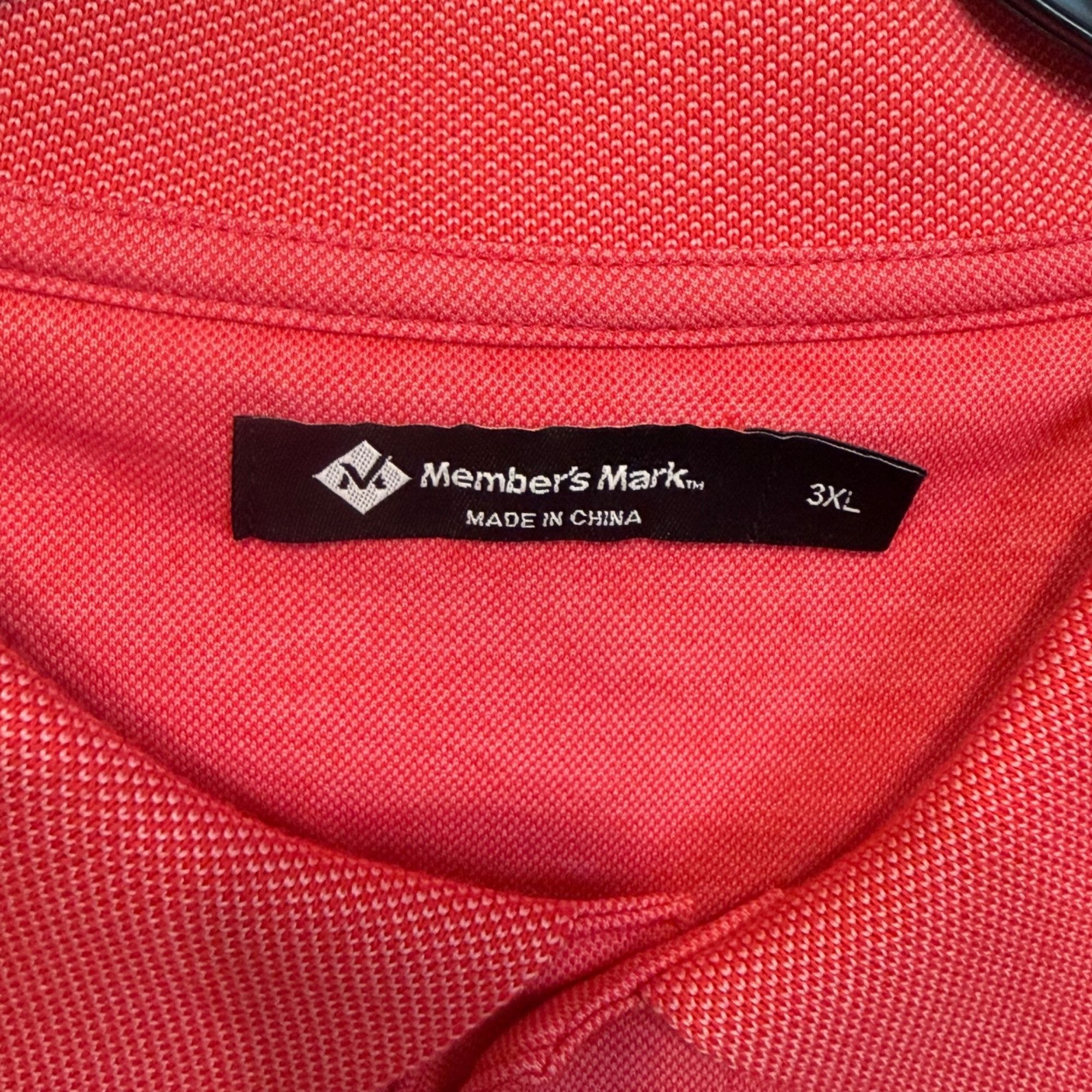 Other Members Mark Mens Red Short Sleeve Polo Shirt 3XL Size US XXL / EU 58 / 5 - 3 Thumbnail