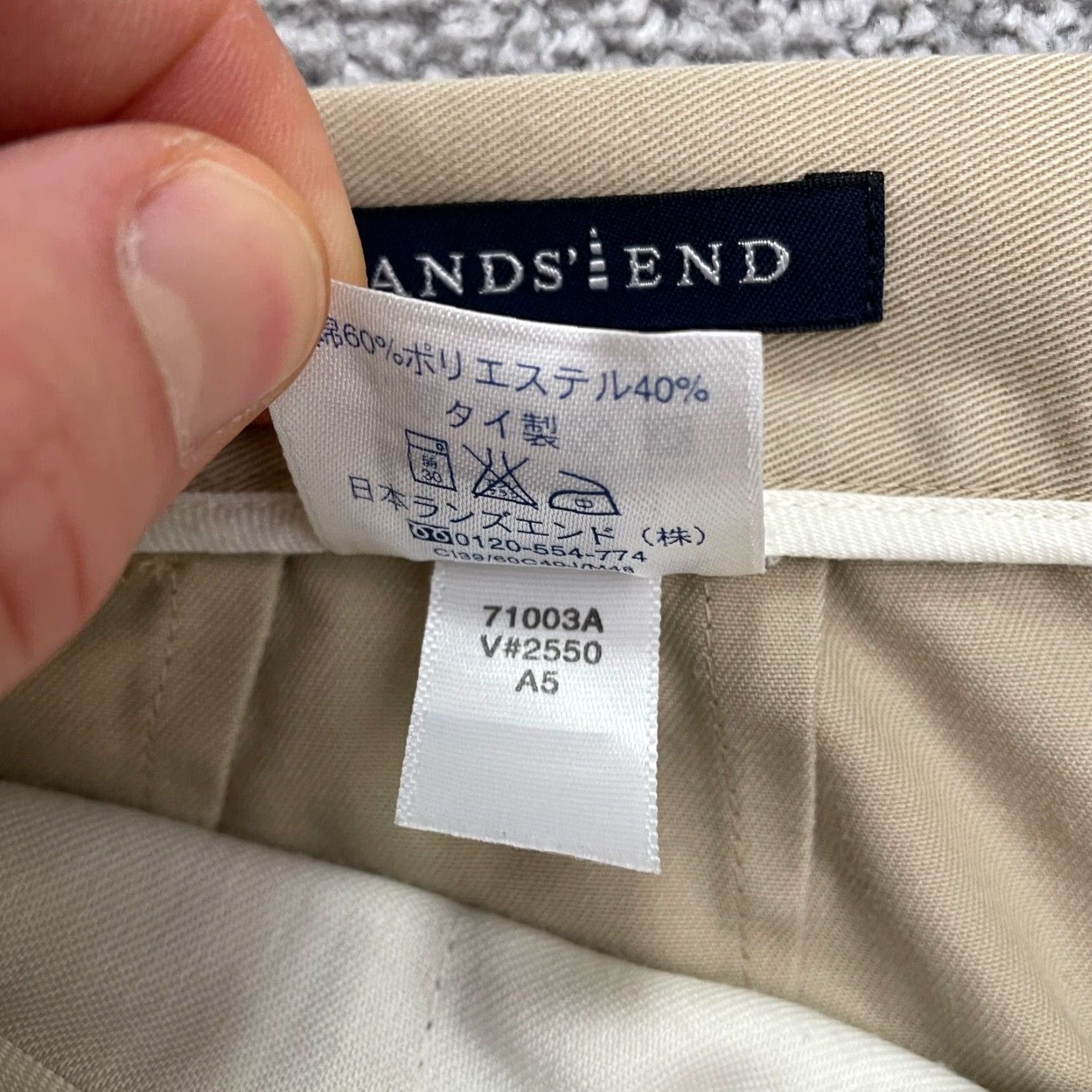Lands' End Lands' End Dress Pants Womens 6 Brown Straight Pleated High Rise 28x29.5 Pants Size 28" / US 6 / IT 42 - 7 Thumbnail