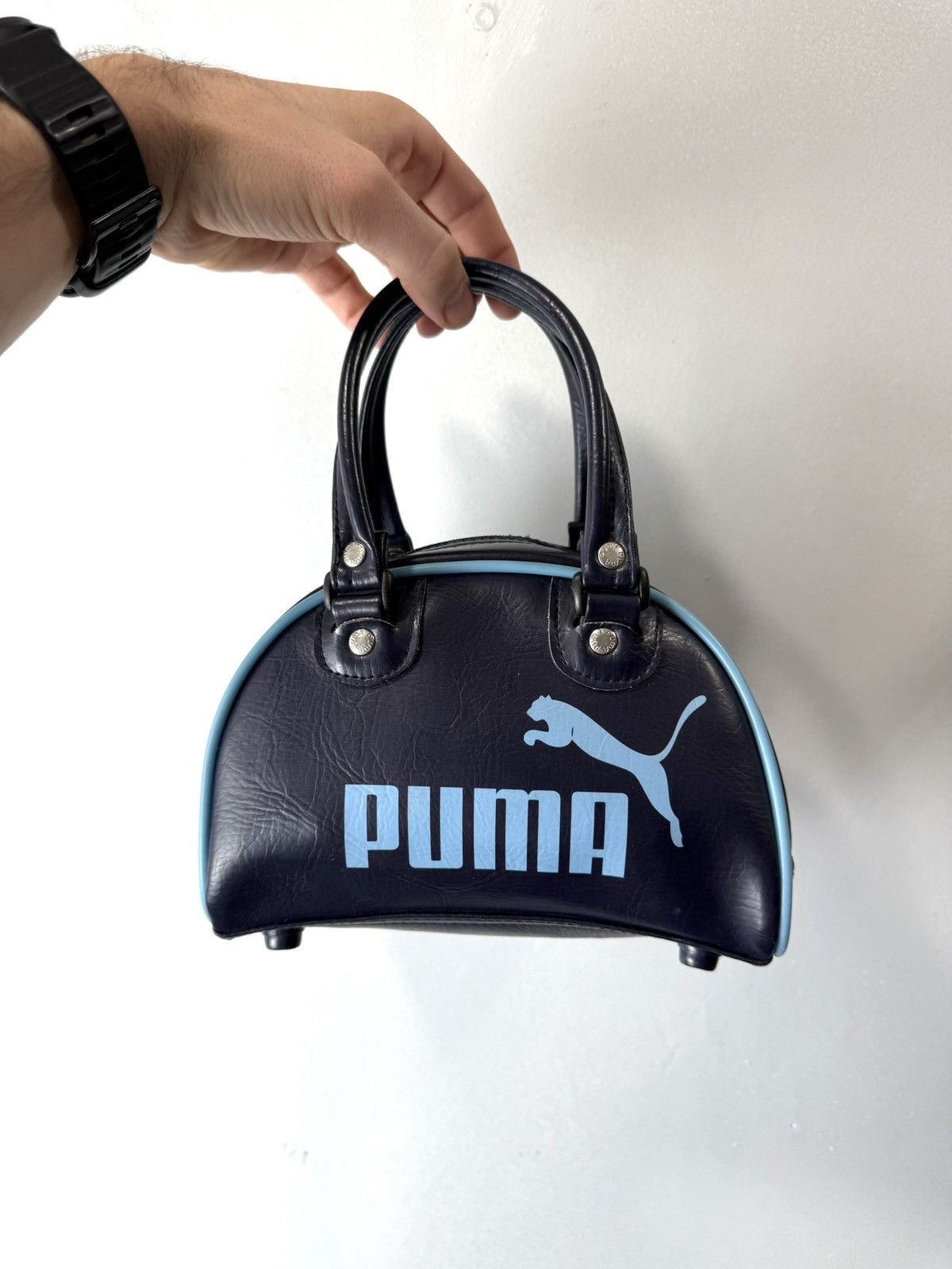 Puma Vintage Puma Leather Mini Bag Speed Cat Rare Size ONE SIZE - 3 Thumbnail