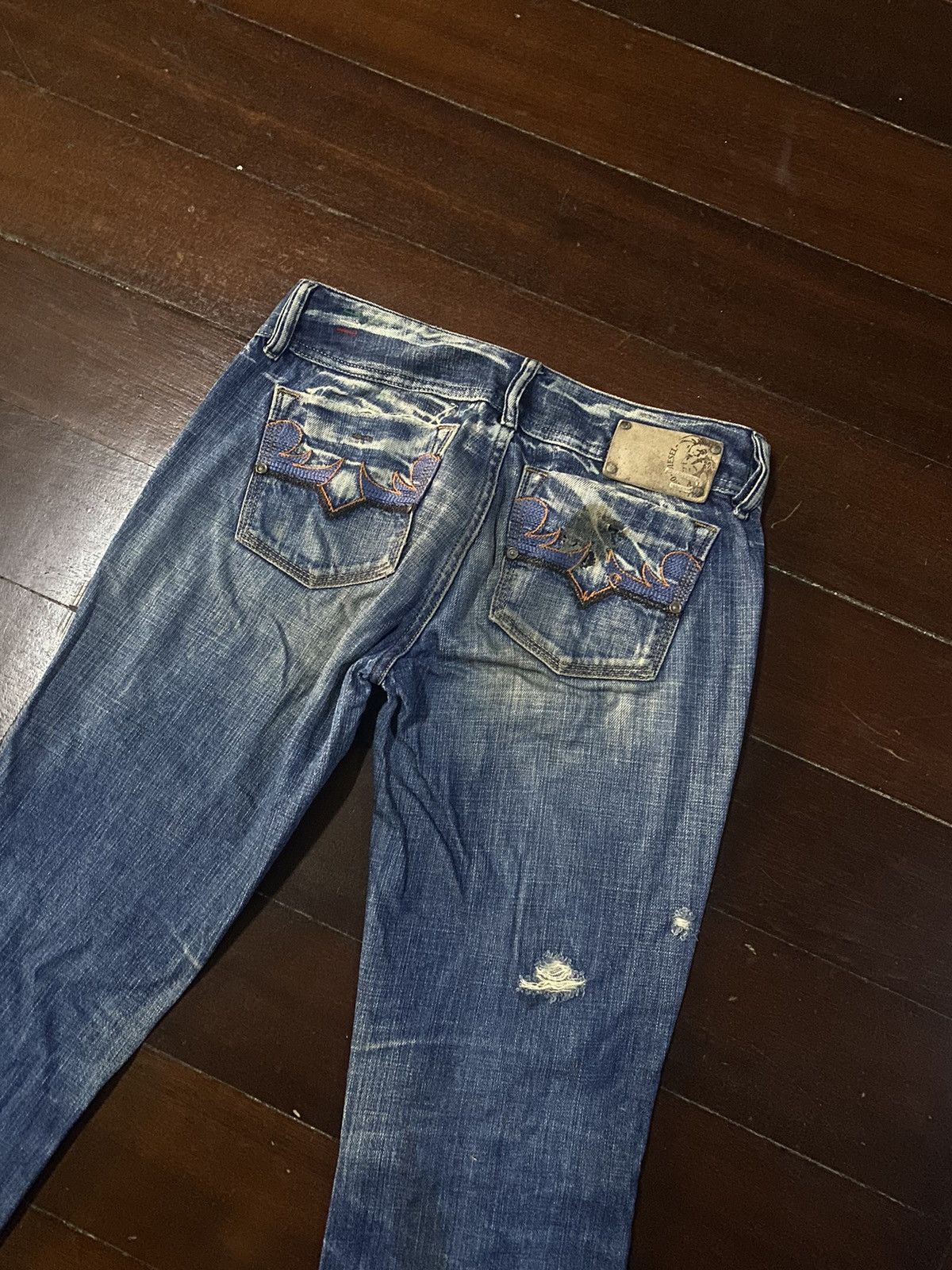 Designer × Diesel Fire 🔥 DIESEL RECKFLY made in italy distressed nice faded Size 30" / US 8 / IT 44 - 13 Thumbnail