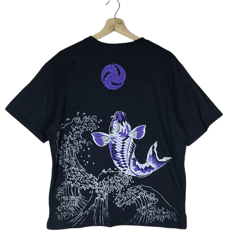 Japanese Brand Sukajan Koi Fish Tshirts Size US XL / EU 56 / 4 - 2 Thumbnail