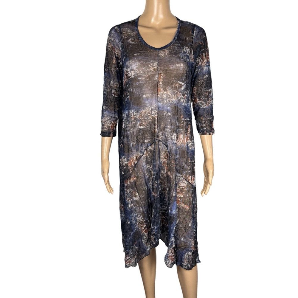 Other Comfy USA Sheer 3/4 Sleeve Cover Up Dress Size S Size S / US 4 / IT 40 - 1 Thumbnail