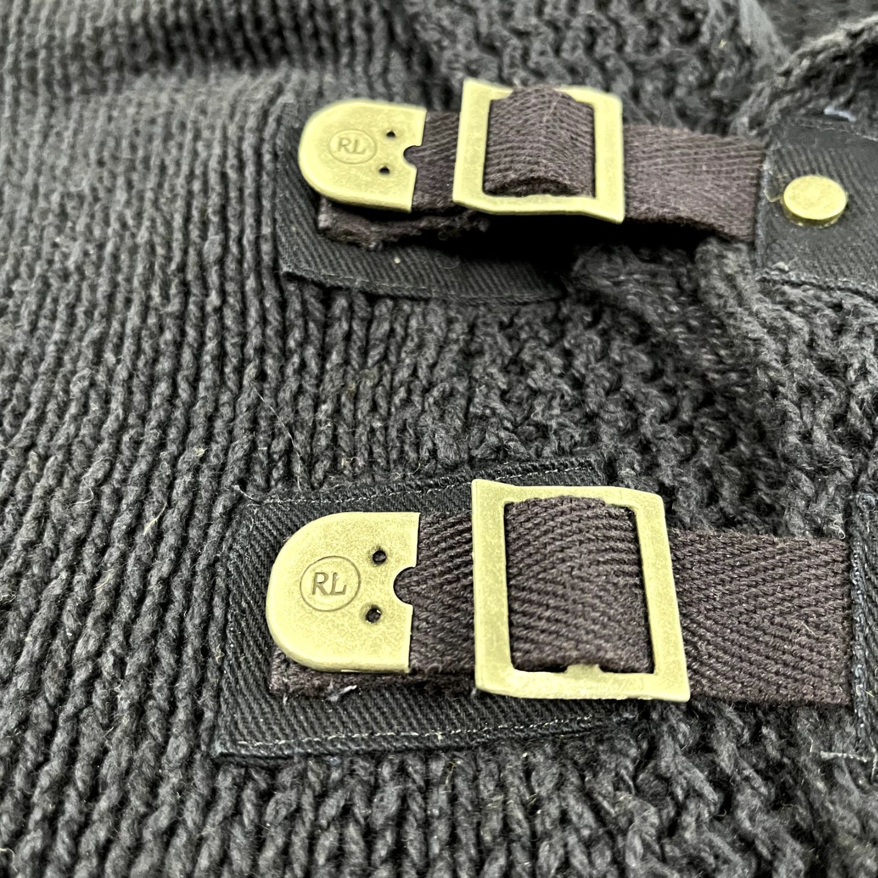 Polo Ralph Lauren POLO RALPH LAUREN Sweater Nautical Mens Medium Blue Yellow Linen Cotton Shawl Size US M / EU 48-50 / 2 - 2 Thumbnail