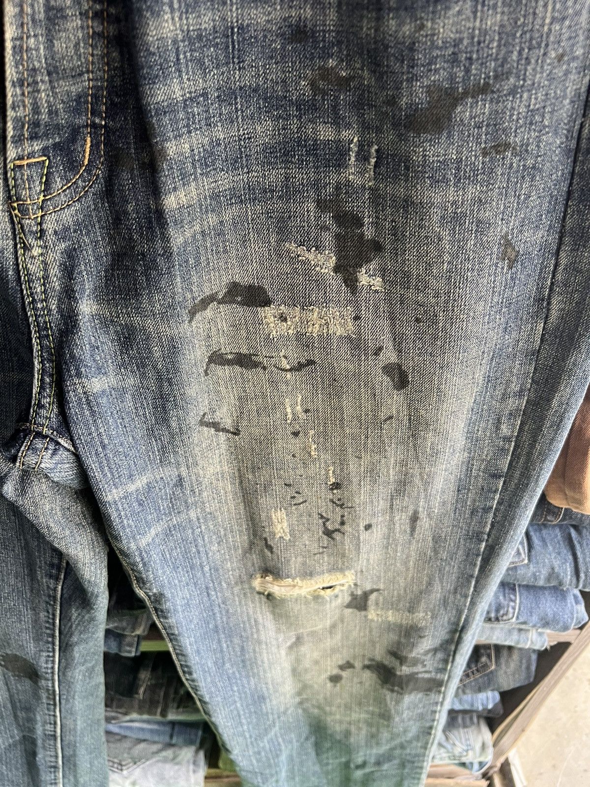Abercrombie & Fitch 🔥Abercrombie & Fitch Boot Cut Distressed Denim Size US 36 / EU 52 - 10 Thumbnail