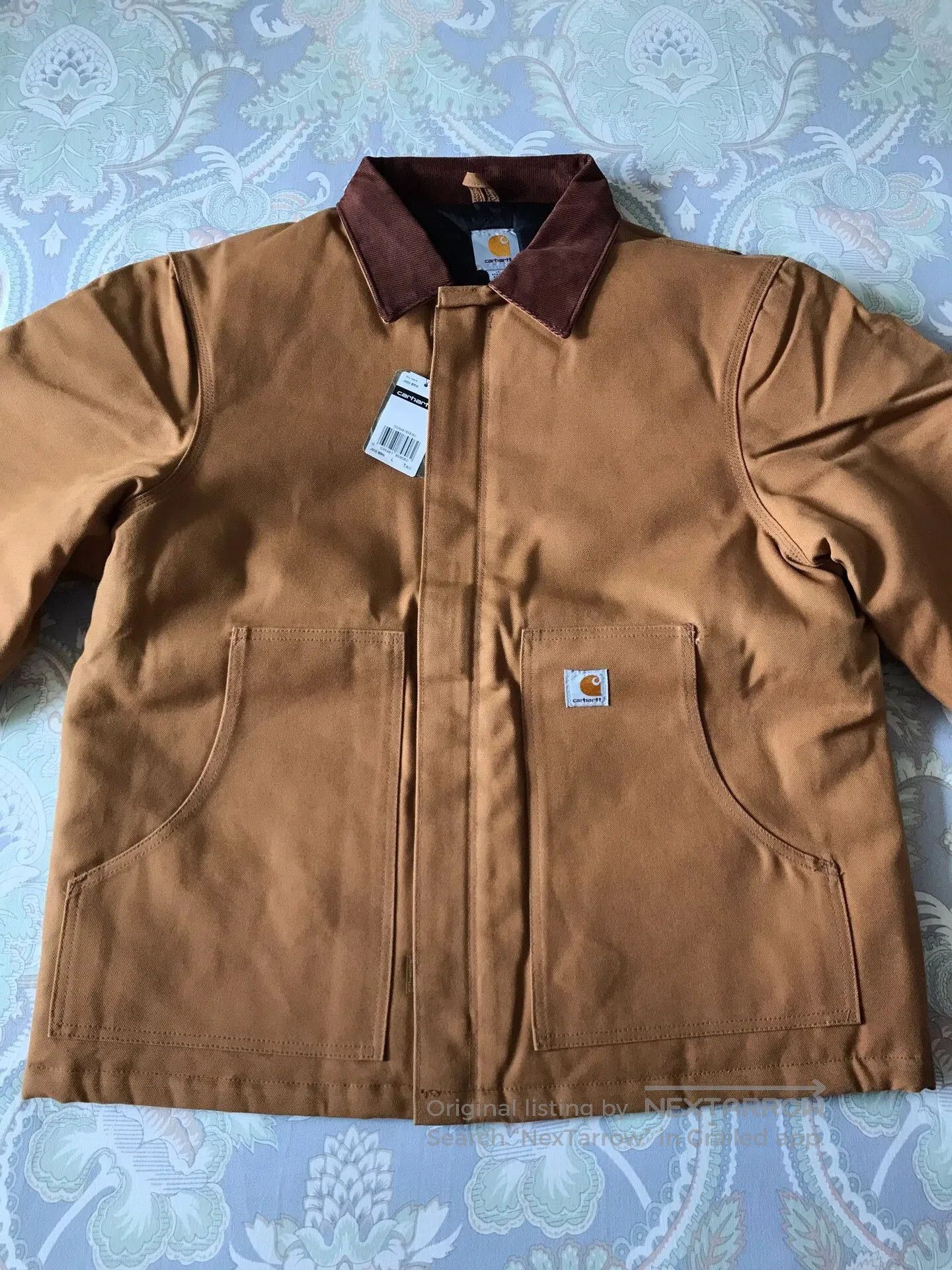 Carhartt Carhartt J002 Brown Canvas Work Jacket. Size US L / EU 52-54 / 3 - 4 Thumbnail
