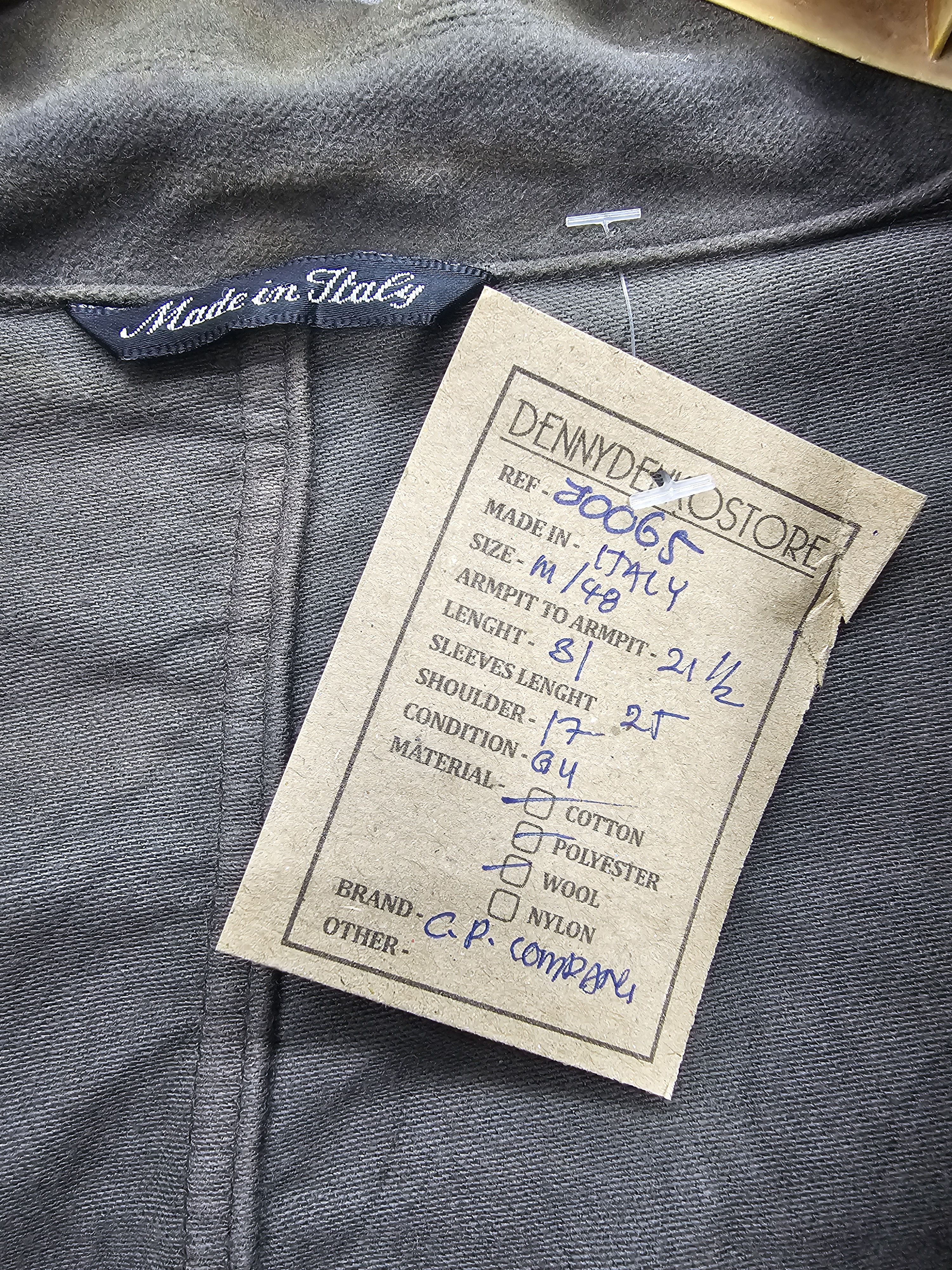 Vintage Vintage C.P. Company Blazer Waxes Cotton Jacket J0066 Size US M / EU 48-50 / 2 - 13 Thumbnail