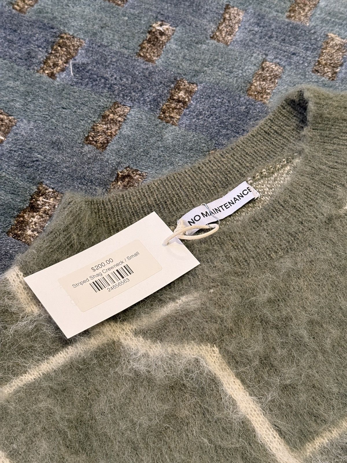 No Maintenance No Maintenance Striped Shag Crewneck Sweater Size US S / EU 44-46 / 1 - 3 Thumbnail