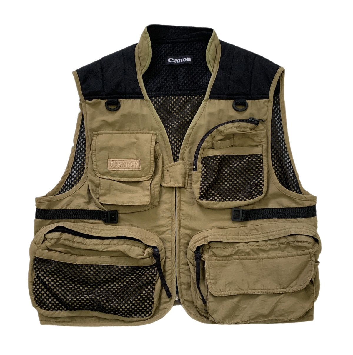 ウェア Vintage Canon Photographer Vest Canon × Japanese Brand × Vintage Canon Professional Photographer