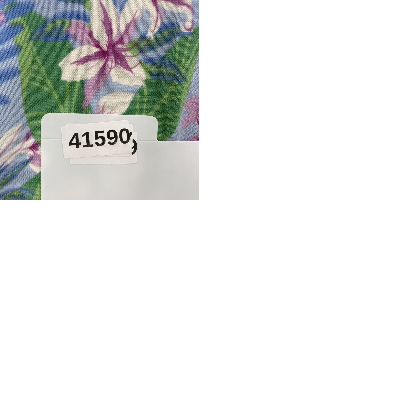 Quacker Factory Quacker Factory Cardigan Womens XL Blue Green Floral Print V Neck Button Front Size XL / US 12-14 / IT 48-50 - 9 Thumbnail