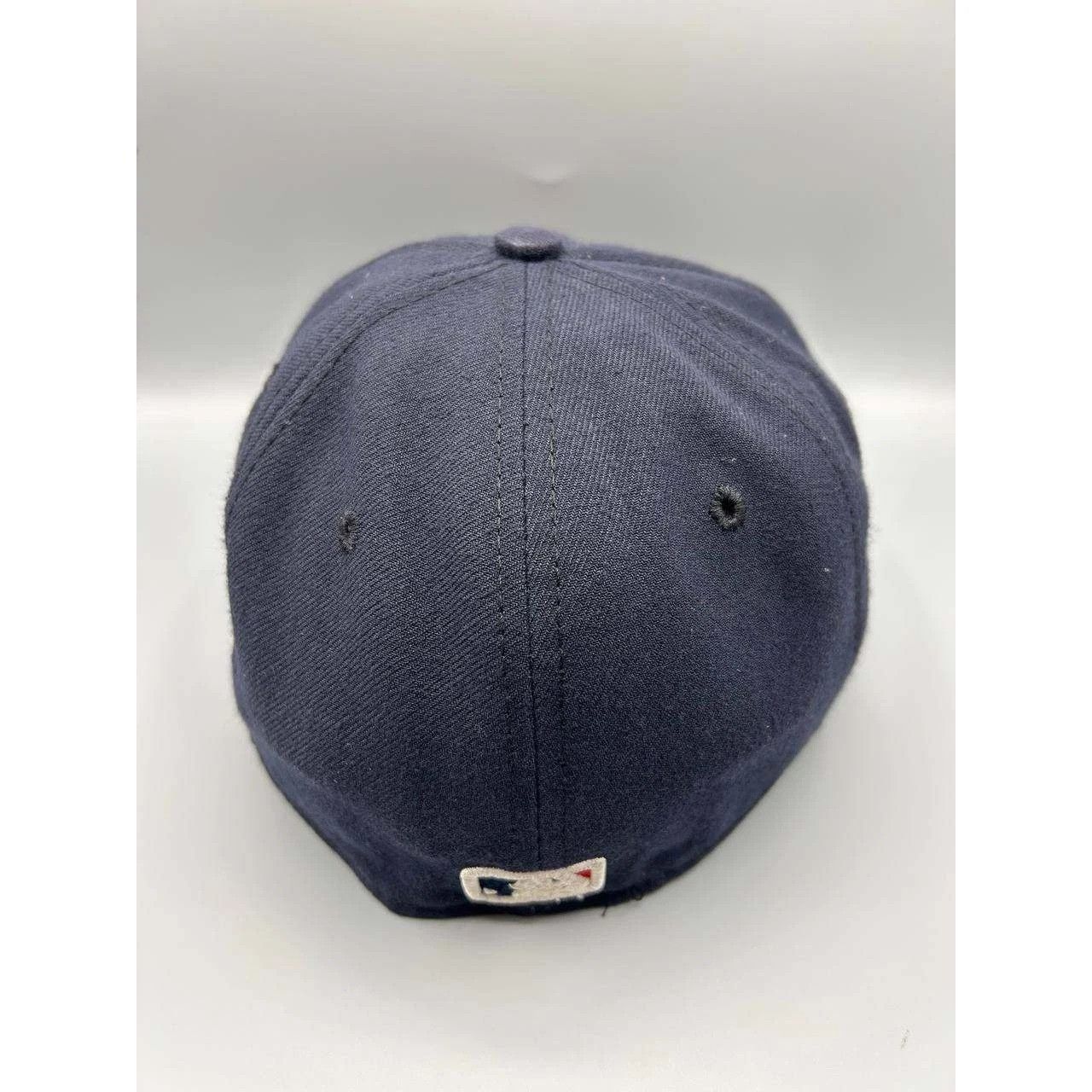New Era Boston Red Sox Hat Men 7 Navy Embroidered Fitted Cap Size ONE SIZE - 3 Thumbnail