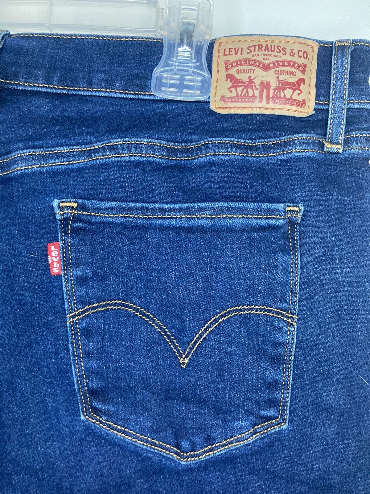 Levi's × Vintage High rise Skinny Levi’s Denim Jeans 32/32 Size 32" / US 10 / IT 46 - 3 Thumbnail