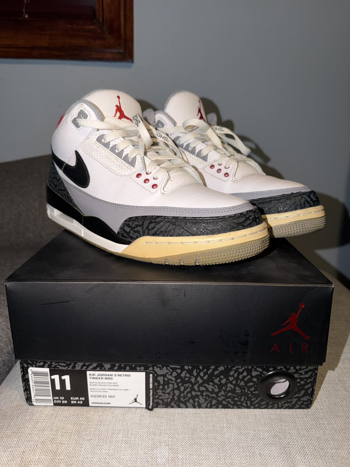 Jordan Brand Jordan 3 Retro Tinker Hatfield Size US 11 / EU 44 - 7 Thumbnail