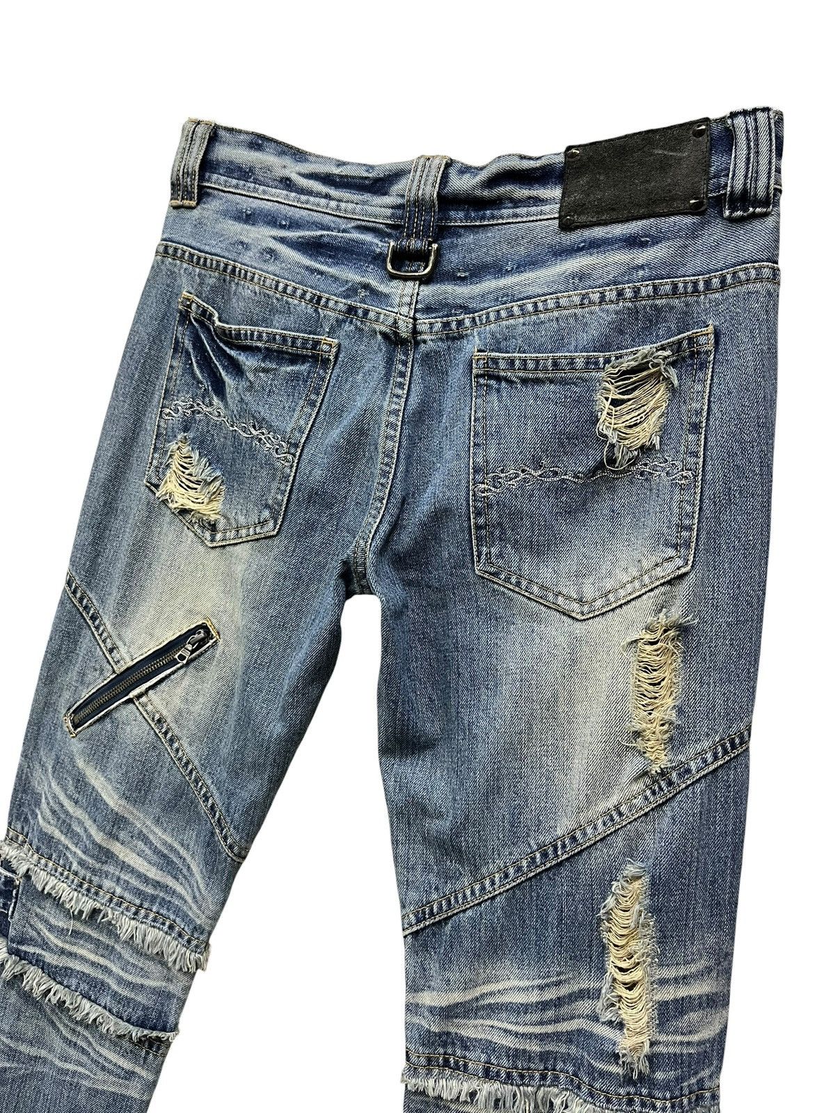 Addict Clothes Japan 🔥Ultra Rare MIDAS Bondage Multi Zip Flare