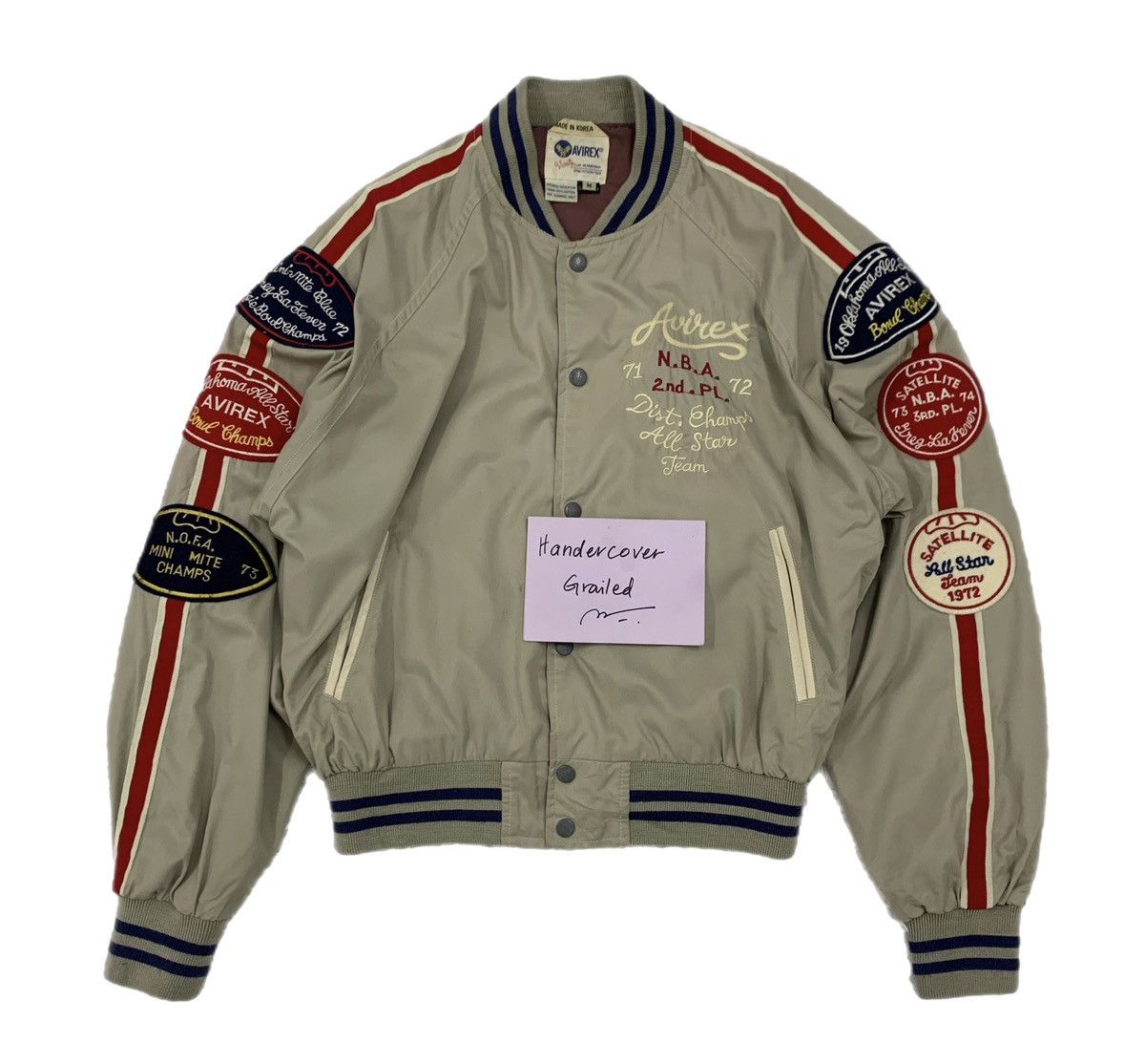 Avirex Avirex Varsity Nice Patches N.B.A Bowl Champs Jacket Size US M / EU 48-50 / 2 - 1 Thumbnail