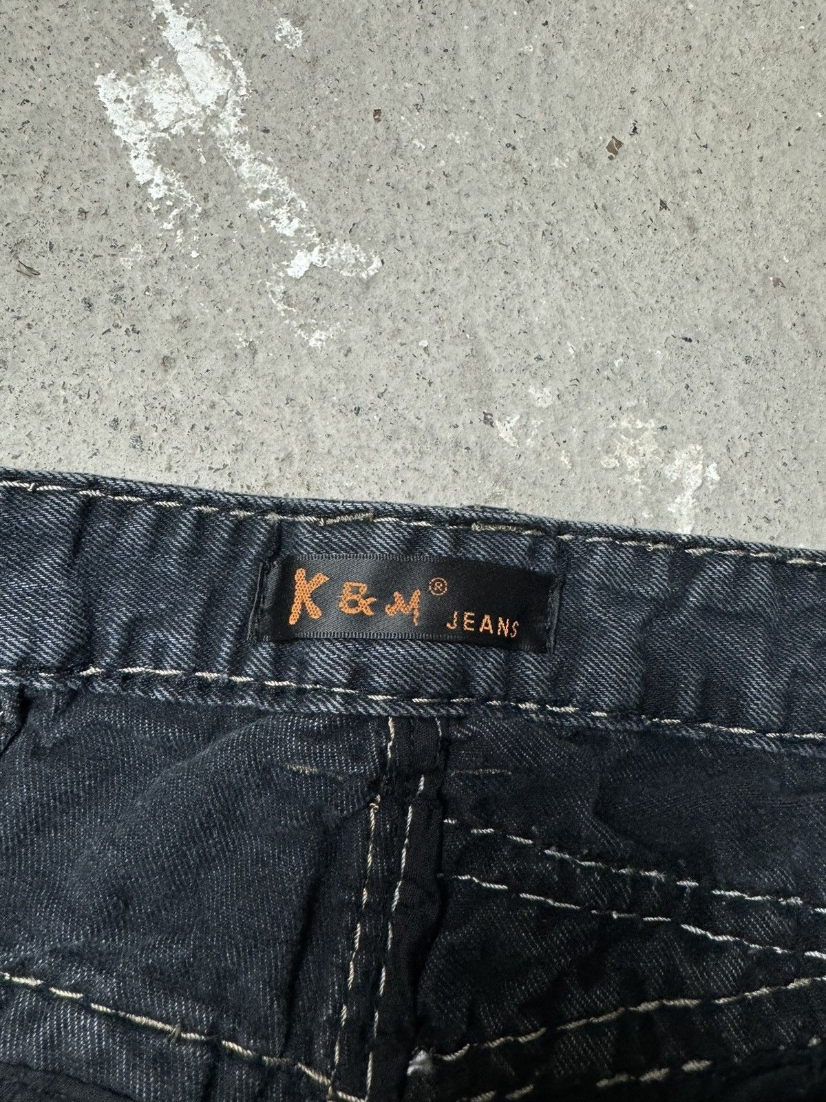Japanese Brand × Vintage Vintage Japanese KosmoLupo Japanese Archival Patchwork jeans Size US 32 / EU 48 - 7 Thumbnail
