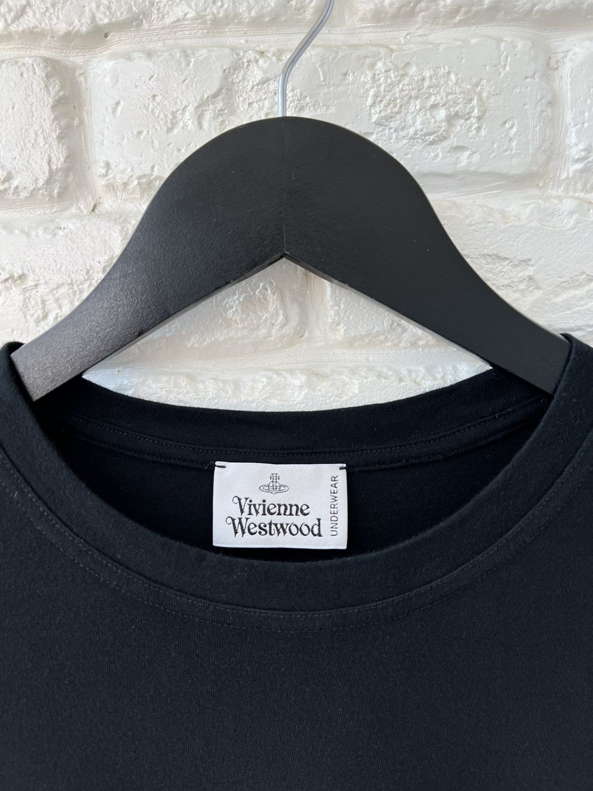 Vivienne Westwood Vivienne Westwood Black Logo BodyFit Slim T-Shirt Tee Size US M / EU 48-50 / 2 - 3 Thumbnail