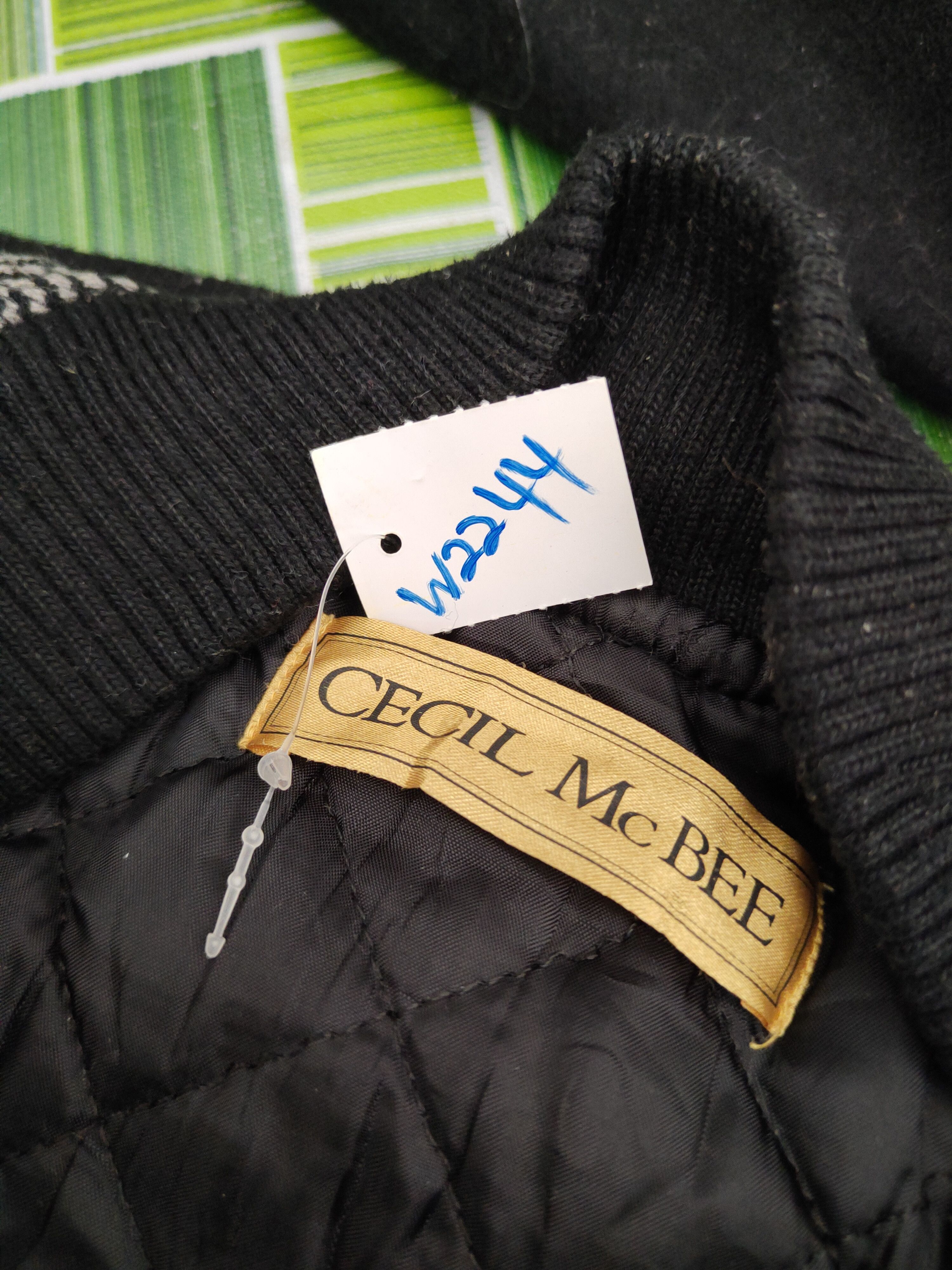 Japanese Brand Cecil McBee Gray Black Wool Jackets #W2244 Size US S / EU 44-46 / 1 - 12 Thumbnail