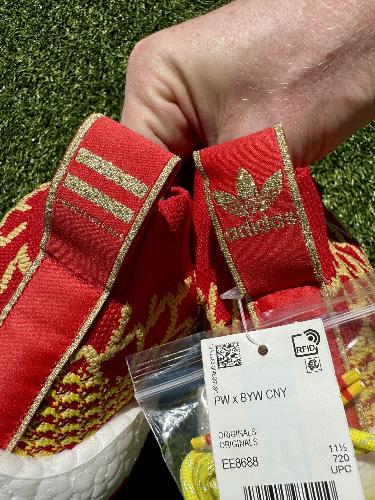 Adidas × Pharrell Adidas Pharrell Chinese New Year BYW Crazy Sneakers Size US 12 / EU 45 - 8 Thumbnail
