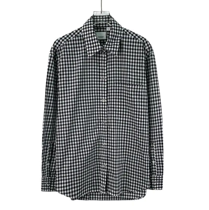 Burberry Burberry Checkered Cotton Women's Shirt Size M / US 6-8 / IT 42-44 - 1 Thumbnail