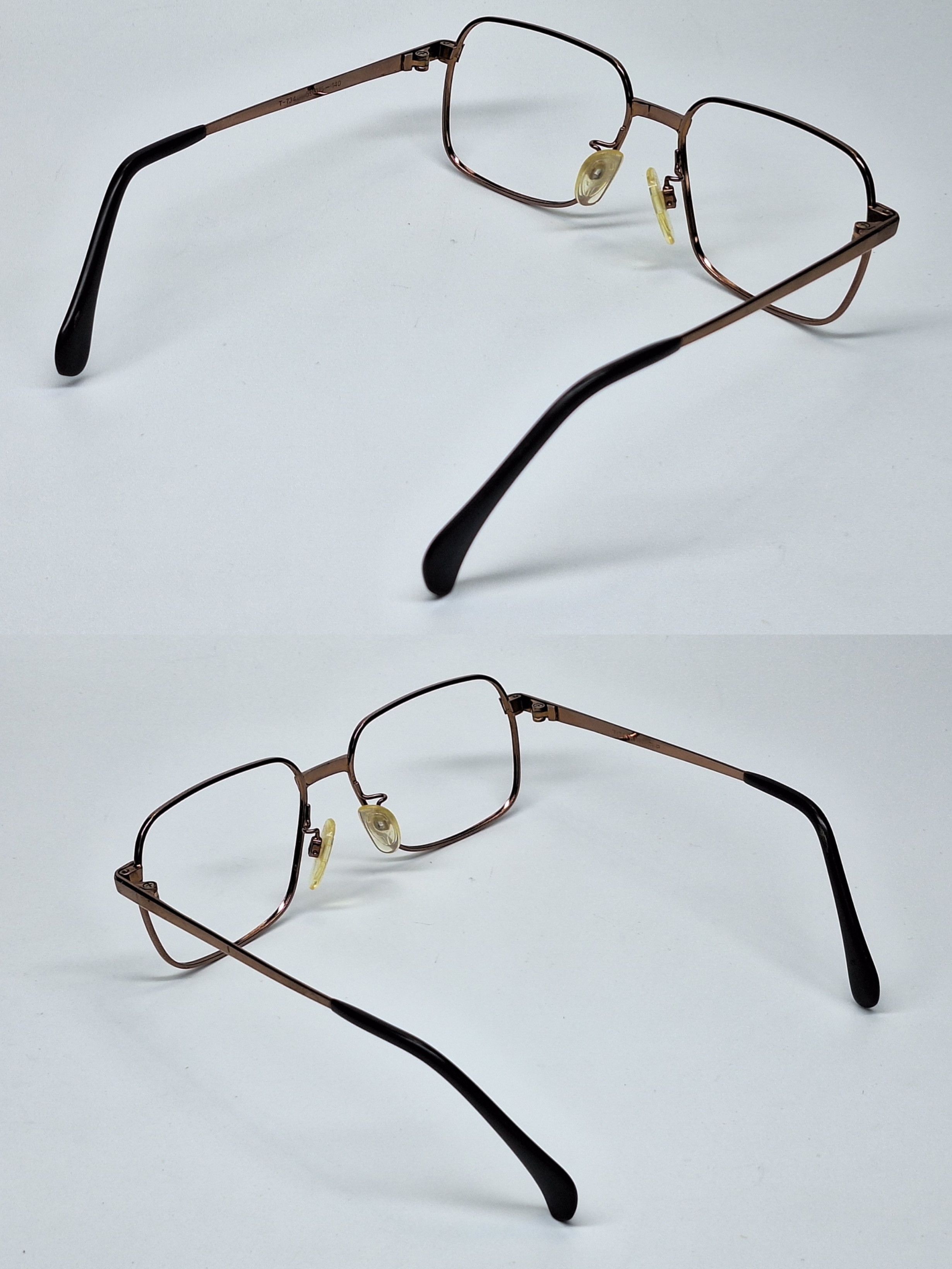 Other MARUMAN Titanos T-734 Ti-P Pure Titanium Square Eyeglass Size ONE SIZE - 9 Thumbnail