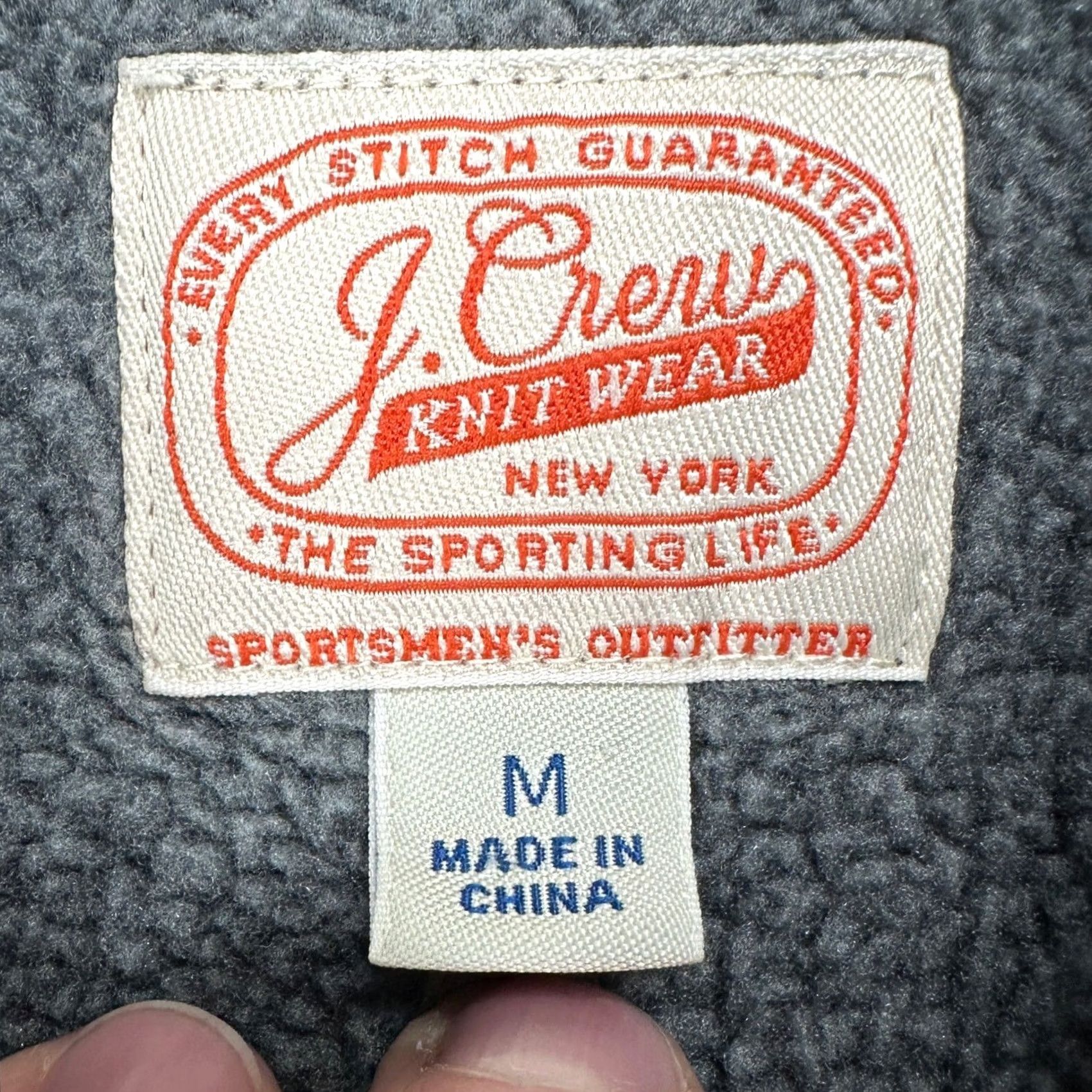 J.Crew J.CREW Mens Vest Full Zip Fleece Mock Neck Gray Outdoor Casual Walking Pocket Size M Size US M / EU 48-50 / 2 - 5 Thumbnail