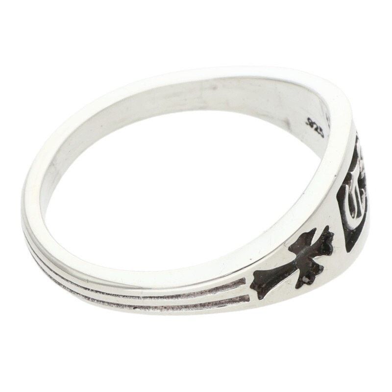 Chrome Hearts Chrome Hearts CH Crest Mini Silver Ring Size ONE SIZE - 4 Thumbnail