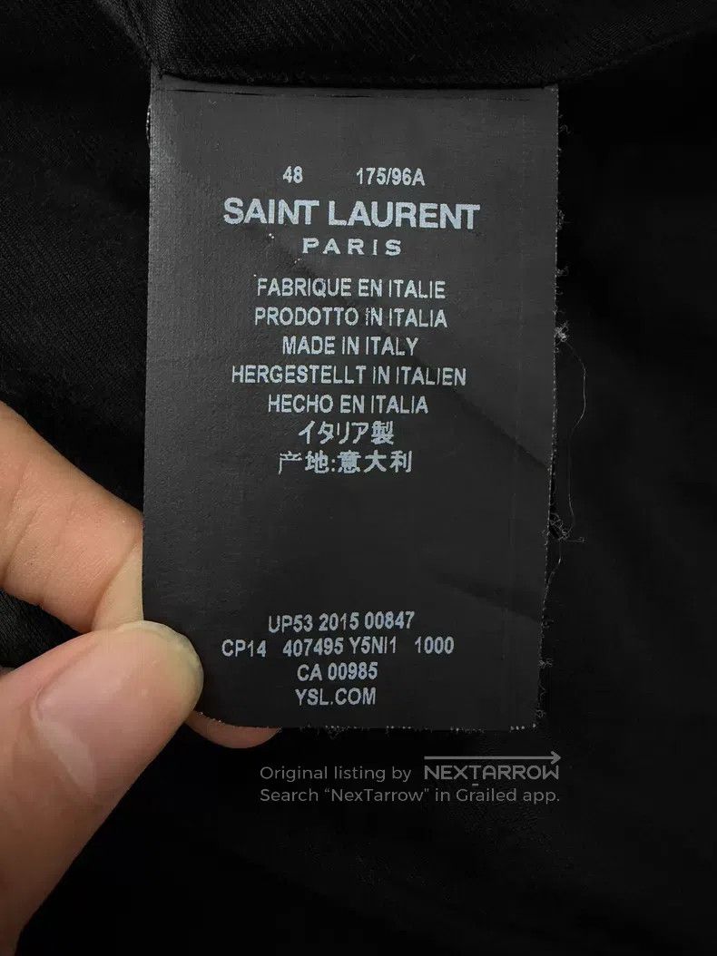 Saint Laurent Paris Saint Laurent Paris Black Samurai Witch Leather Jacket i Size US M / EU 48-50 / 2 - 5 Thumbnail