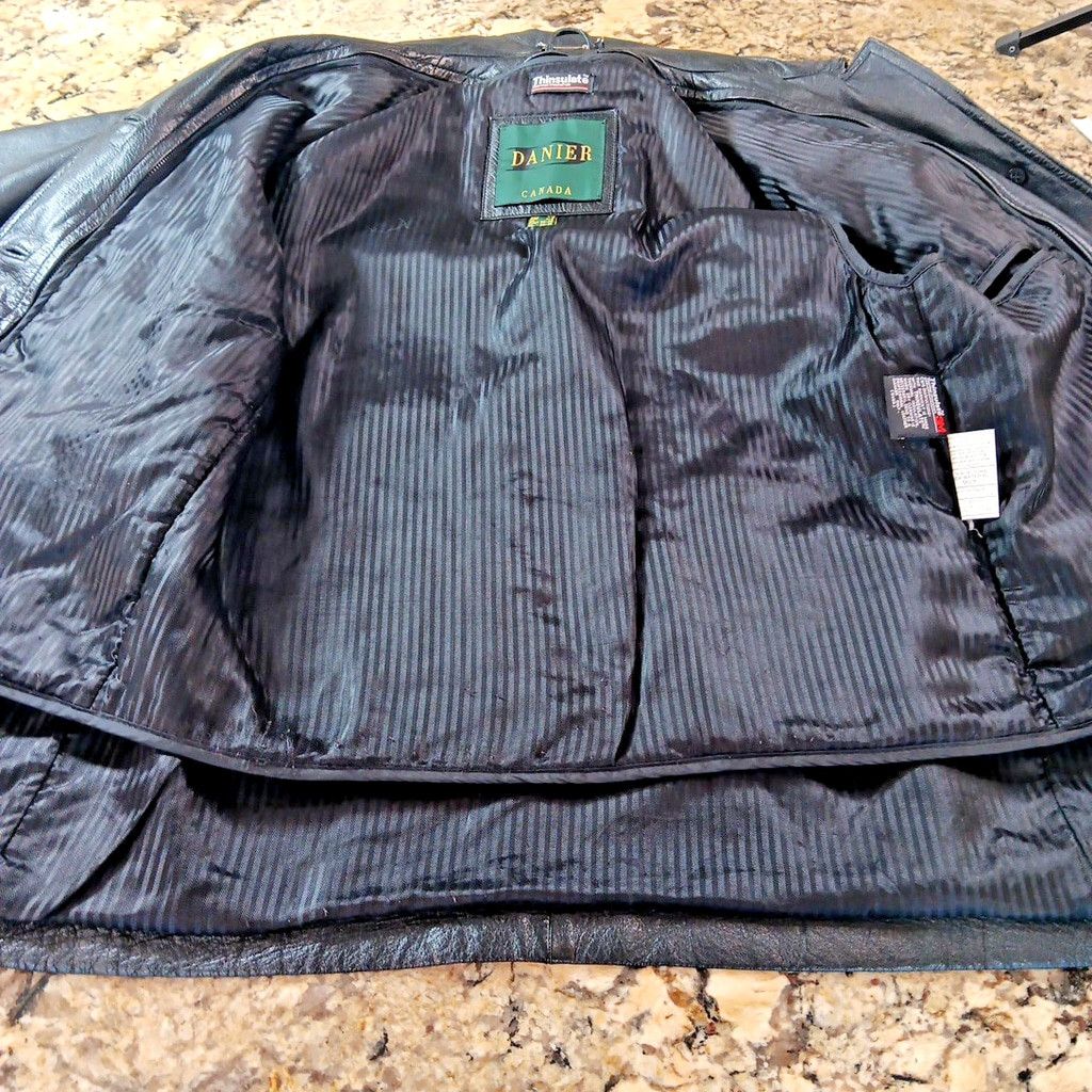 Danier Small 4-6 Danier Leather Y2K Womens Leather Jacket 2001 y2k Size S / US 4 / IT 40 - 9 Thumbnail