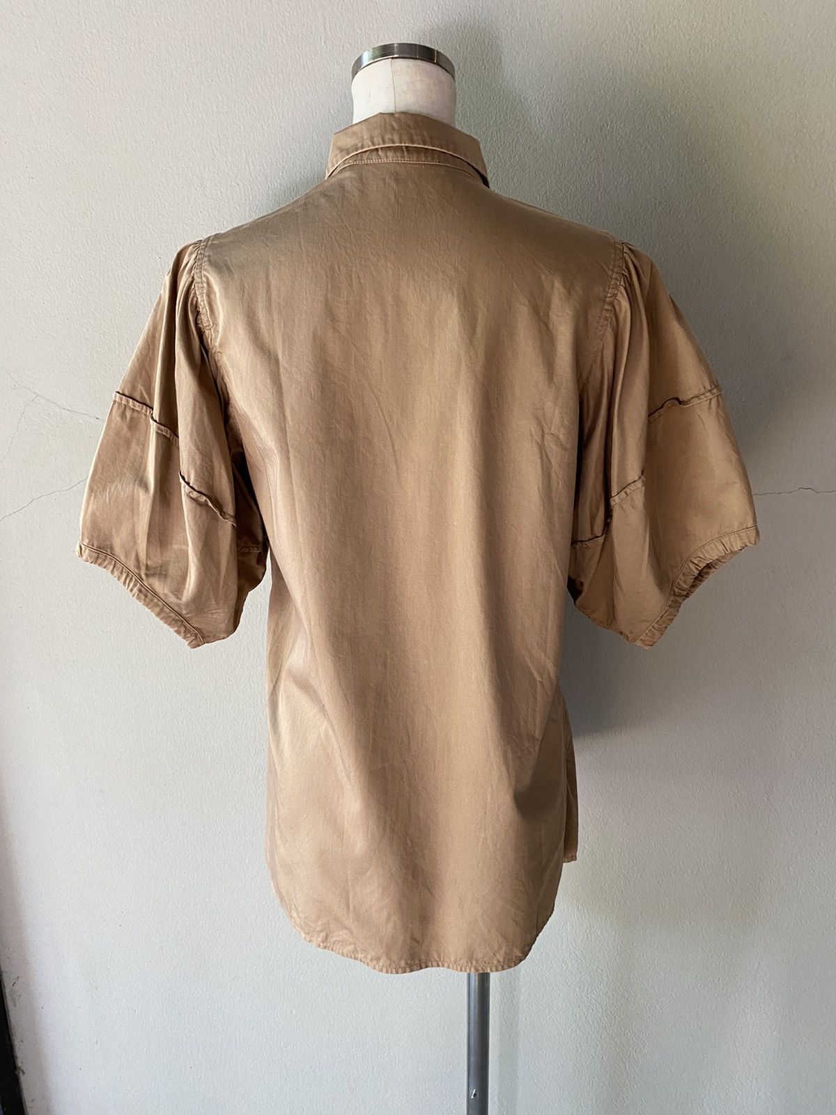 SOFIE D'HOORE SOFIE D'HOORE Brown Puff-Sleeve Blouse Size XS / US 0-2 / IT 36-38 - 8 Thumbnail
