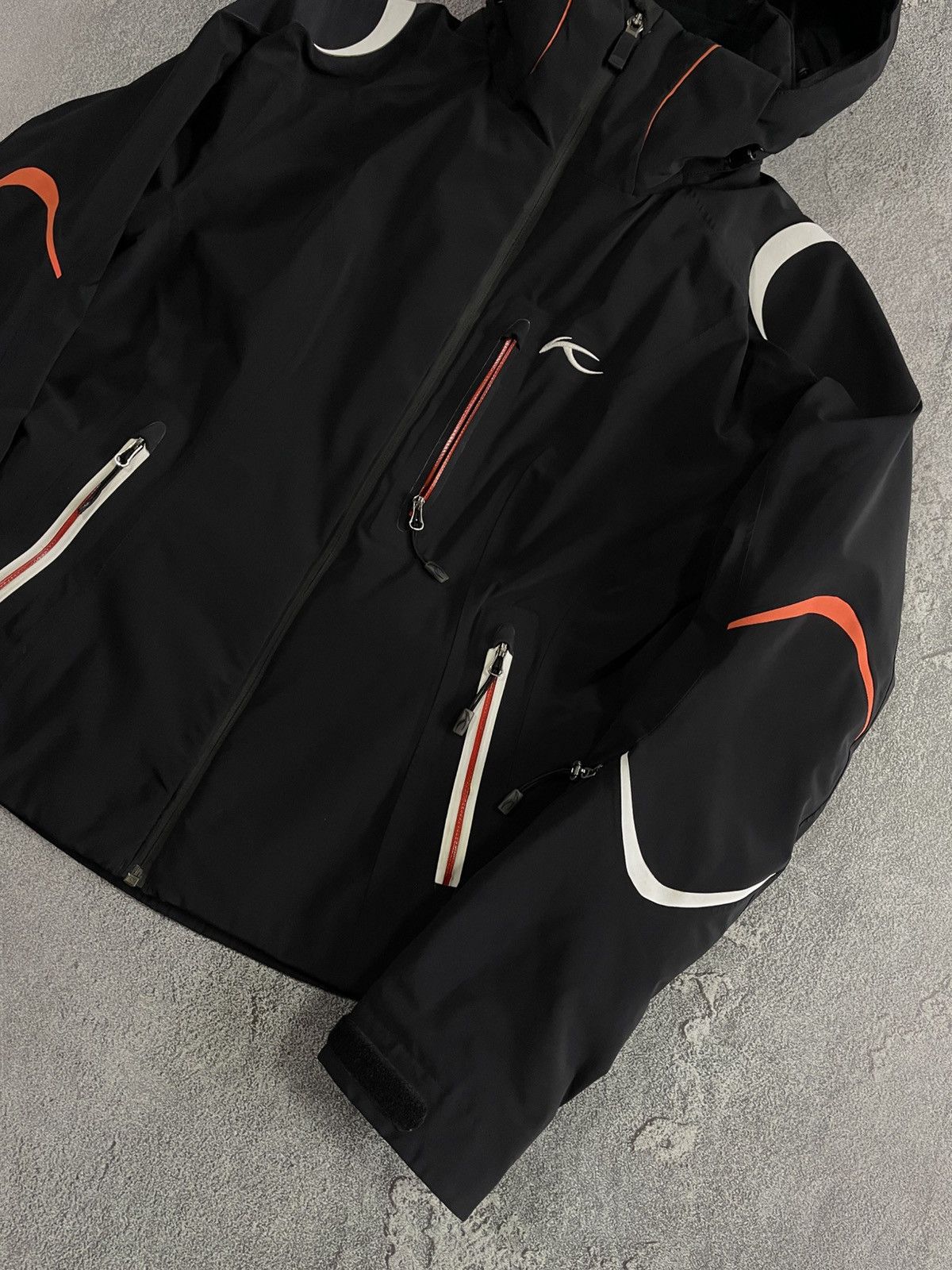 KJUS Kjus Recco Ski Snowboarding Hooded Black Jacket size 38 / S Size S / US 4 / IT 40 - 6 Thumbnail