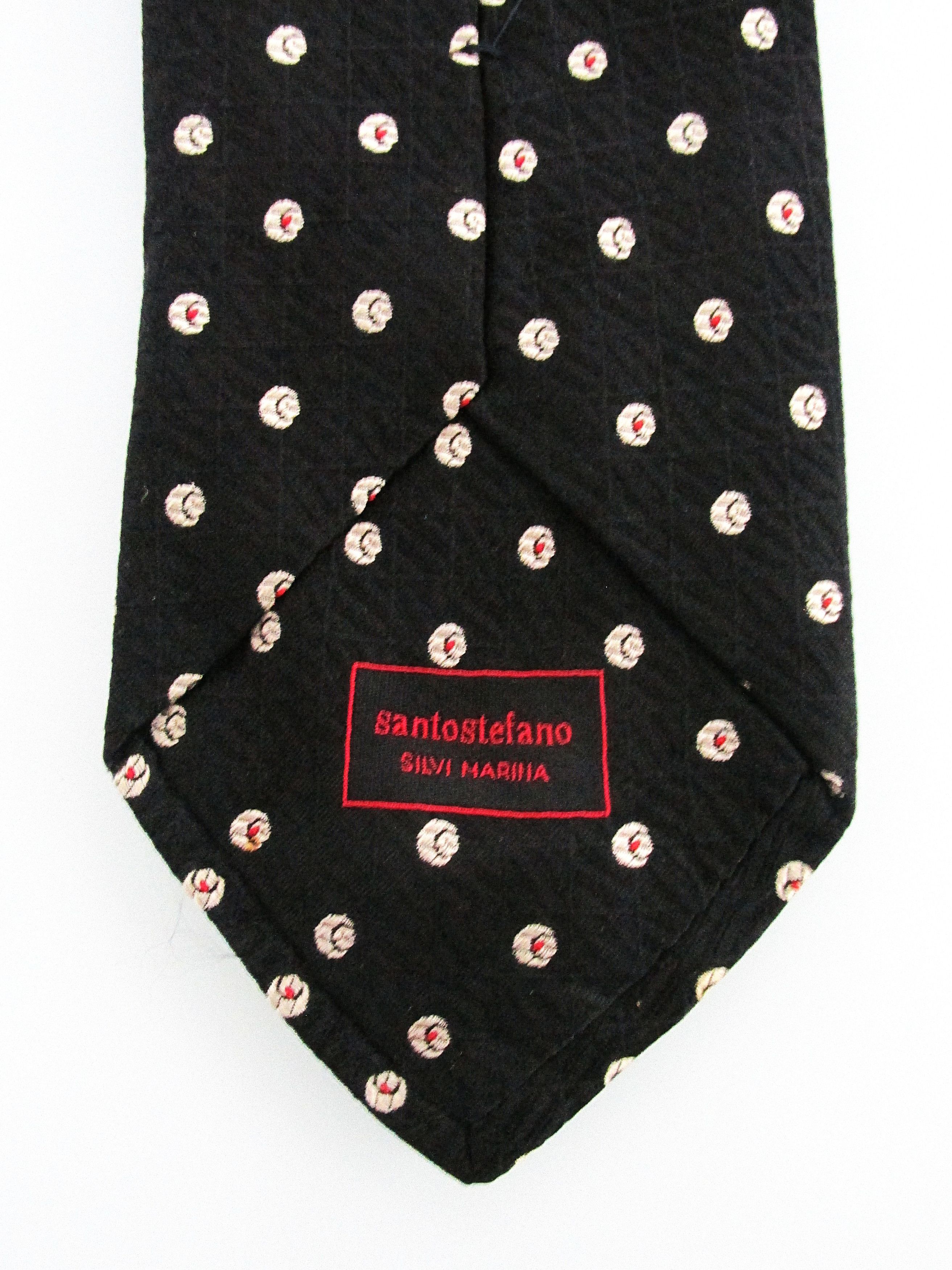 Santostefano Santostefano Men's Silk Tie Size ONE SIZE - 6 Thumbnail