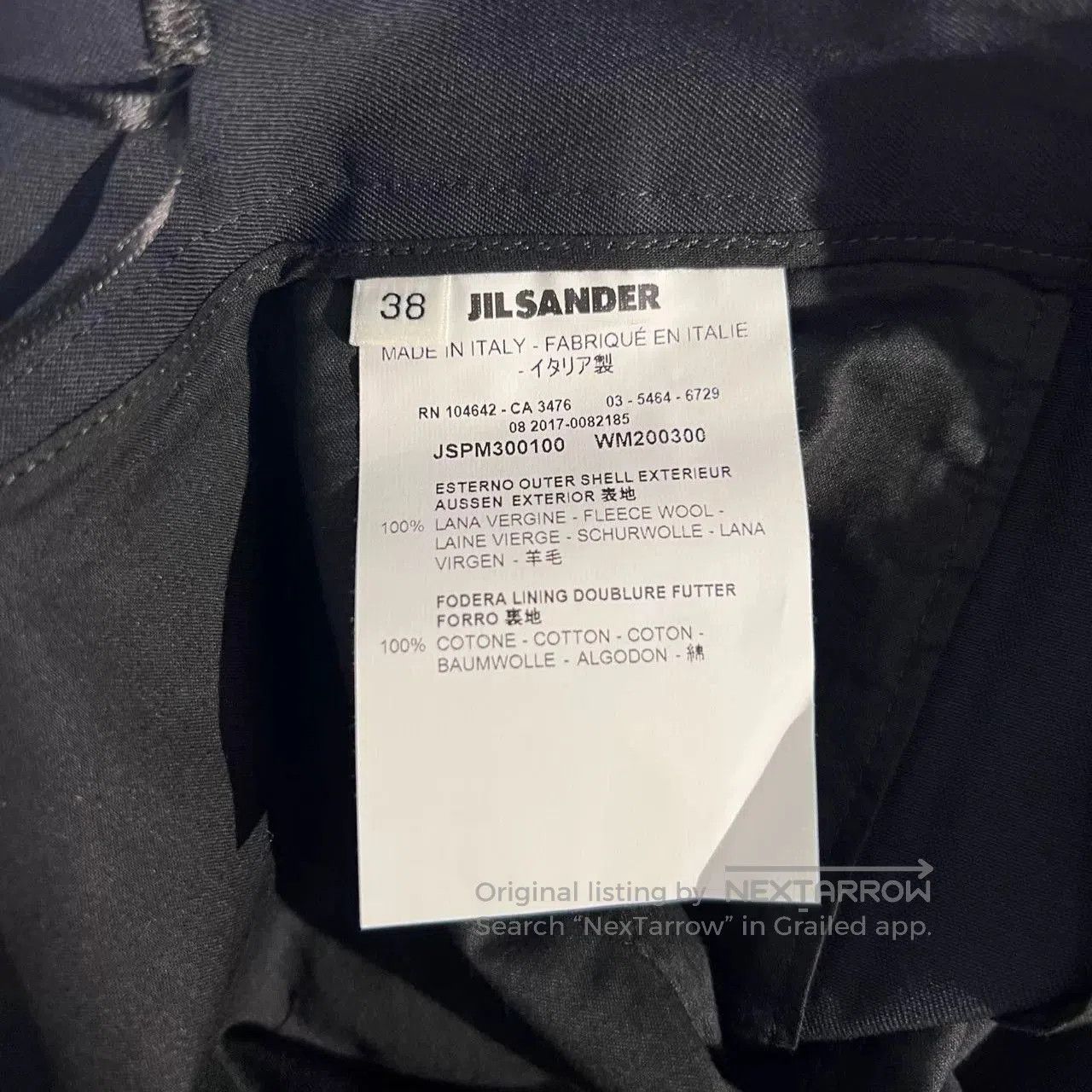 Jil Sander JIL SANDER Women’s Black Suit Pants. Size 37" - 6 Thumbnail