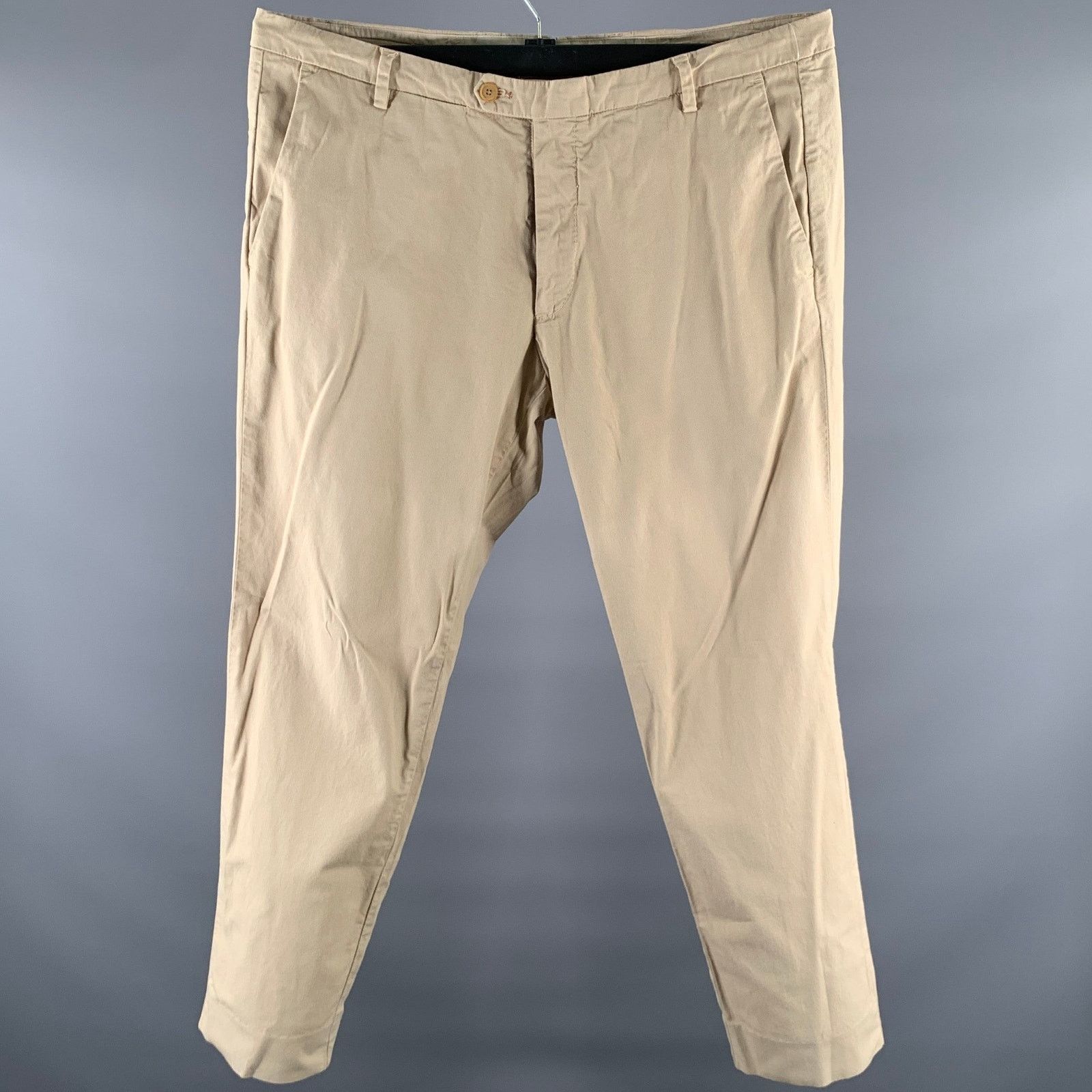 Trussardi TRUSSARDI Size 38 Khaki Straight Casual Pants Size US 38 / EU 54 - 1 Thumbnail