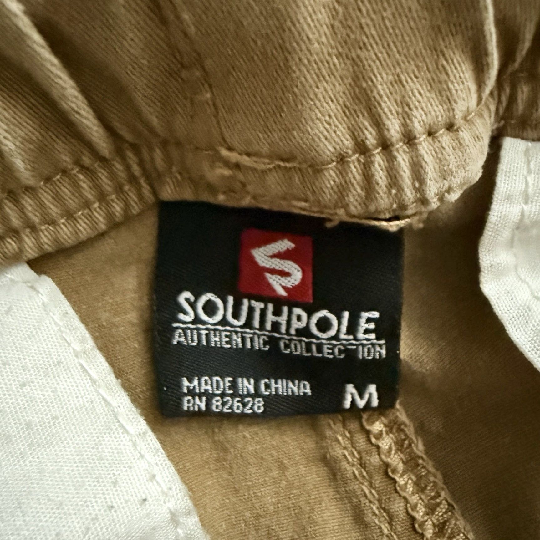 Southpole SouthPole Cargo Hiking Pants Mens Size M Drawstring Brown Size US 31 - 4 Thumbnail