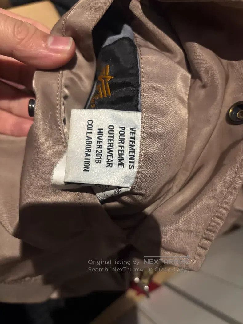 Vetements VETEMENTS Flight double-sided wear cotton jacket Size US S / EU 44-46 / 1 - 6 Thumbnail