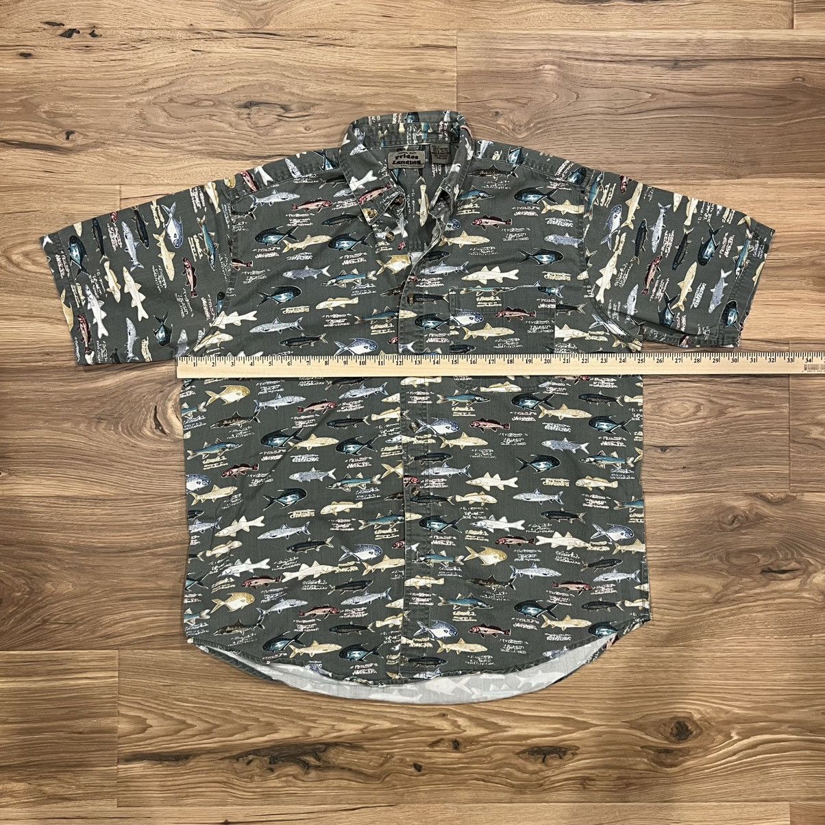 Other Fish AOP Prides Landing Large Short Sleeve Button Down Shirt Size US L / EU 52-54 / 3 - 4 Thumbnail
