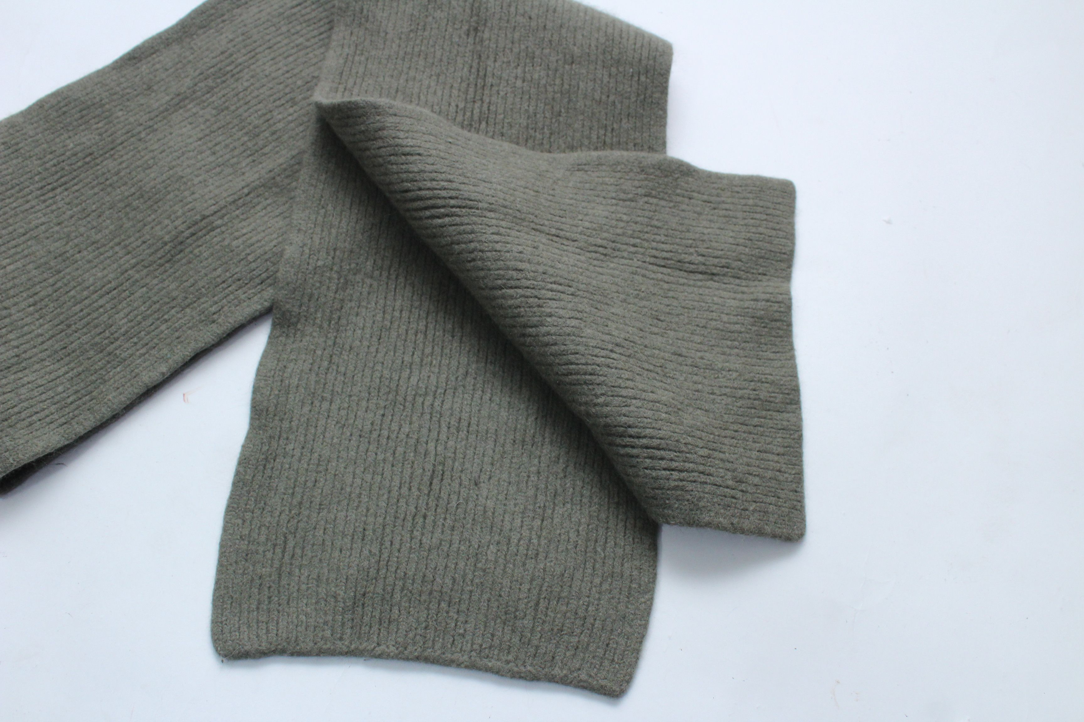 Other Le Bonnet Wool & Angora Ribbed Scarf - Made in Scotland Size ONE SIZE - 10 Thumbnail