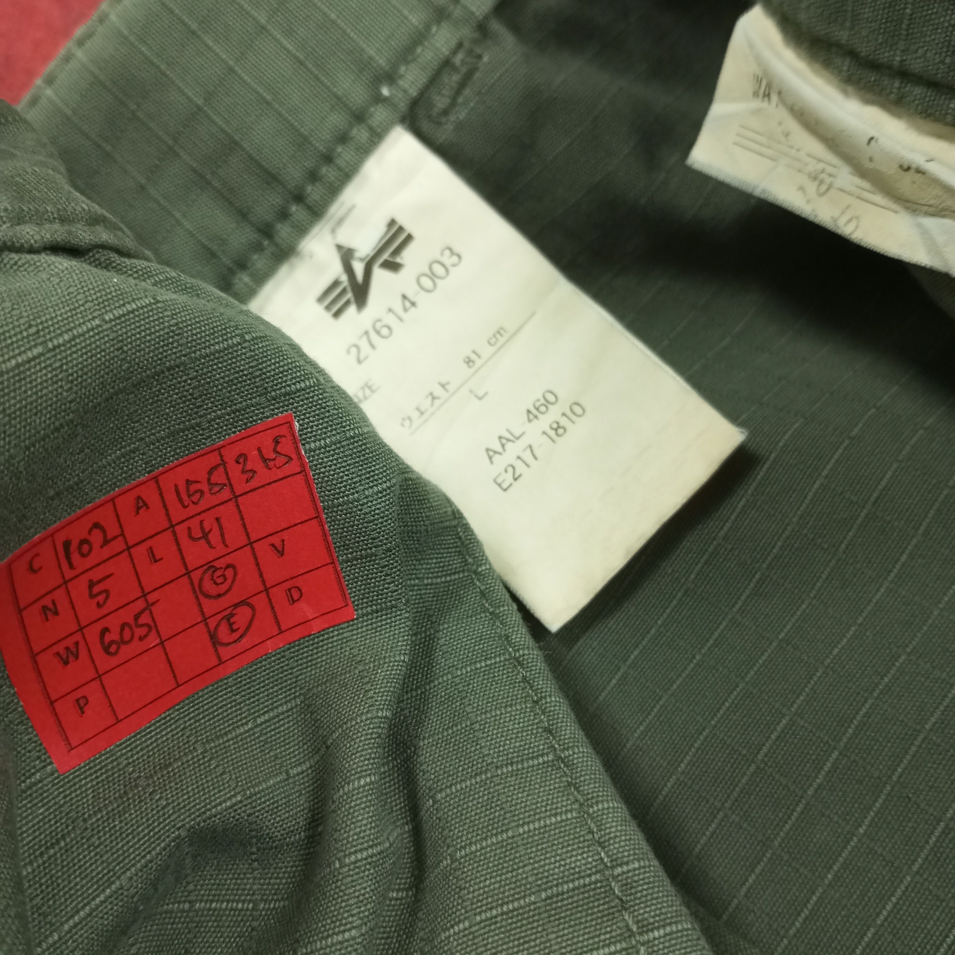 Alpha Industries × Vintage Alpha Industries Cargo Pocket Style Pants Size US 31 - 14 Thumbnail