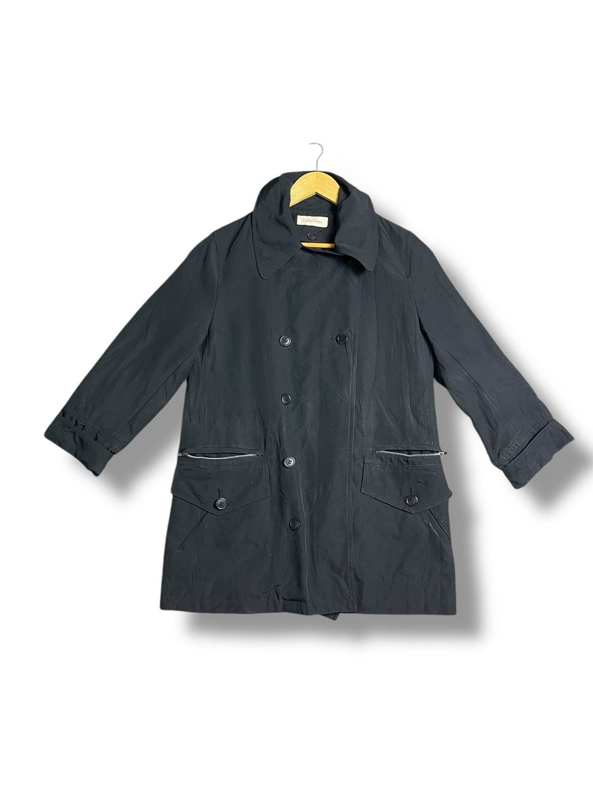 Calvin Klein × Vintage Calvin Klein x Vintage Black Coat (24) Size US S / EU 44-46 / 1 - 1 Thumbnail