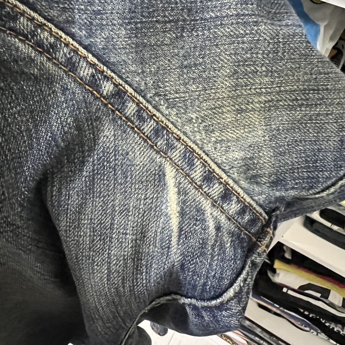 Japanese Brand VTG TAKEO KIKUCHI PATCHWORK JEAN Size US 36 / EU 52 - 10 Thumbnail
