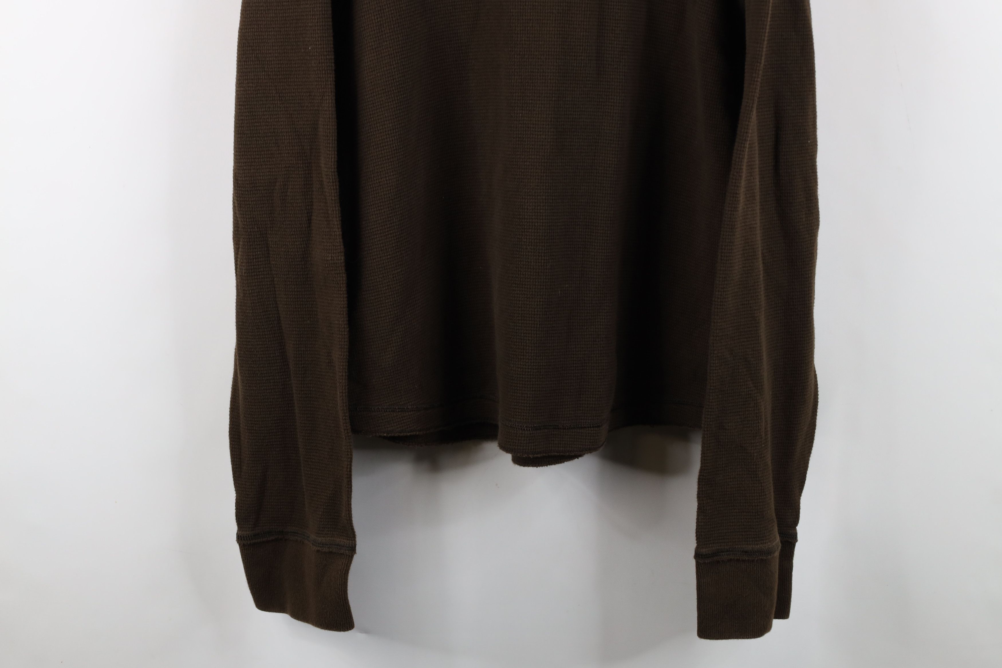 Abercrombie & Fitch Vintage Abercrombie & Fitch Waffle Knit Long Sleeve T-Shirt Size US XL / EU 56 / 4 - 3 Thumbnail