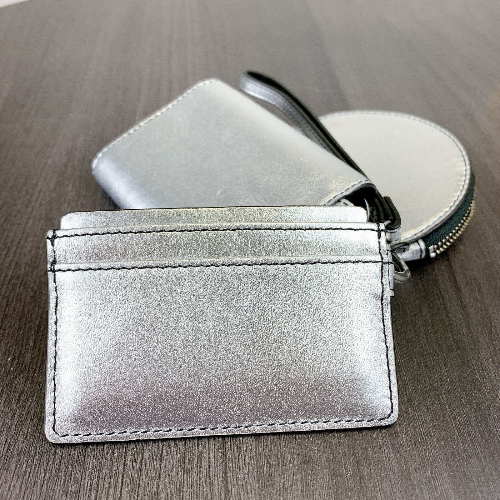 Fossil Fossil SLG1512043 Rio Pouch Wristlet Wallet Silver Metallic Size ONE SIZE - 9 Thumbnail