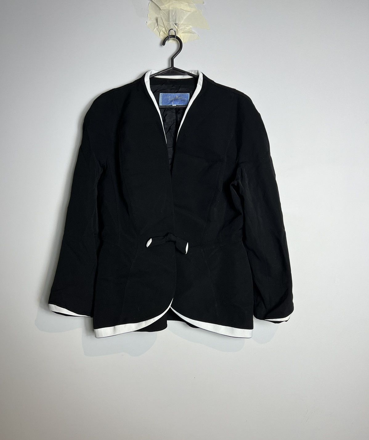 Mugler × Thierry Mugler × Vintage Unique Thierry Mugler 100% Worsted Wool Vintage 90s Tailored Size L / US 10 / IT 46 - 2 Thumbnail
