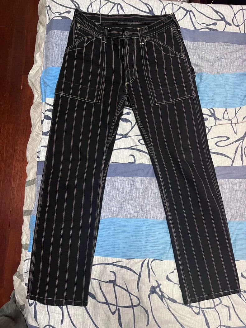 Freewheelers Freewheelers Striped railway work pants Size US 30 / EU 46 - 1 Thumbnail
