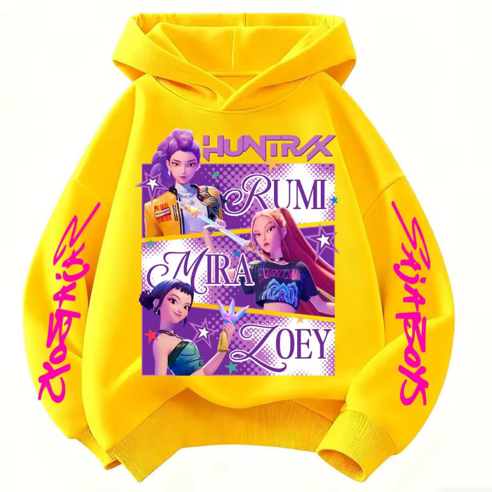 Disney Huntrix KPop Demon Hunters Hoodie Kids (Princess Style) Size ONE SIZE - 14 Thumbnail