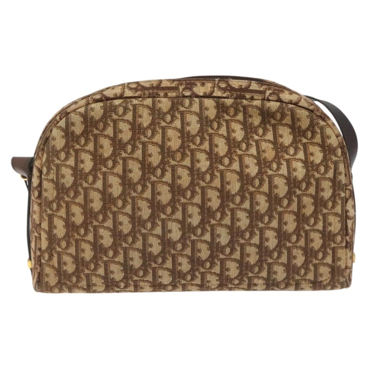 Dior DIOR Trotter Canvas Shoulder Bag Brown Gold Size ONE SIZE - 2 Thumbnail