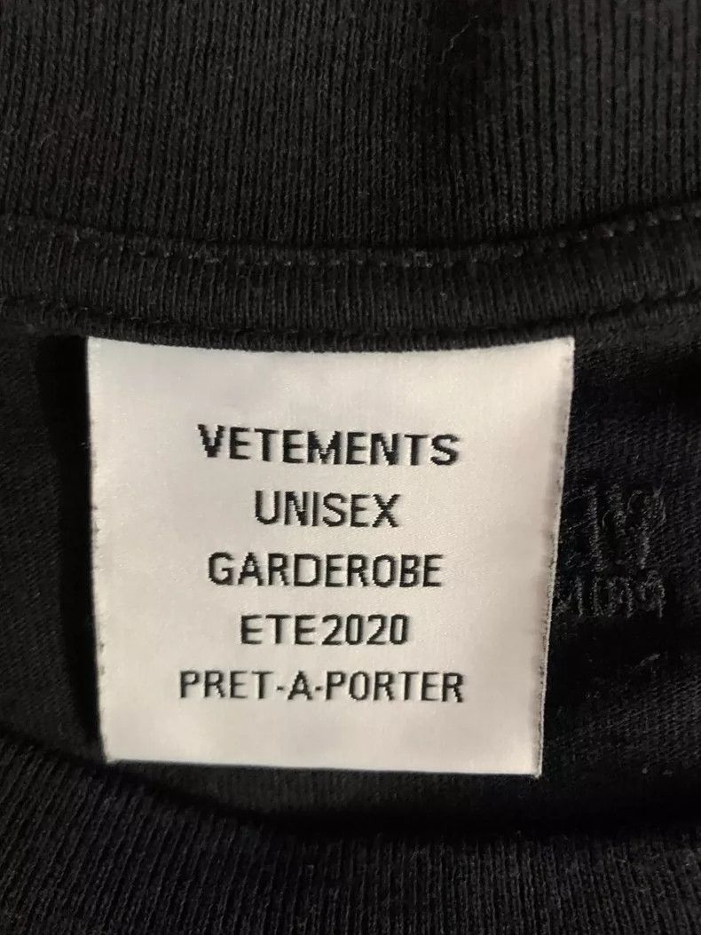Vetements vetements Front and back printed pattern short sleeves Size US XS / EU 42 / 0 - 4 Thumbnail